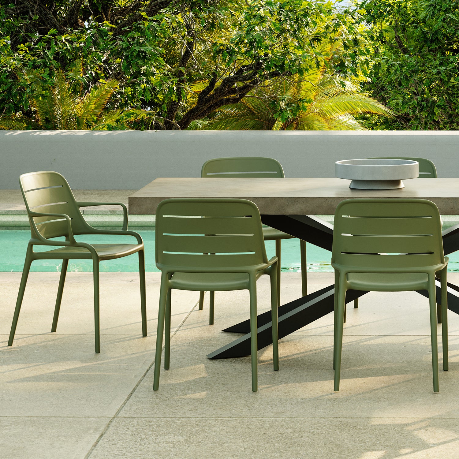 Jasper Outdoor Stacking Armchair - Set of 4