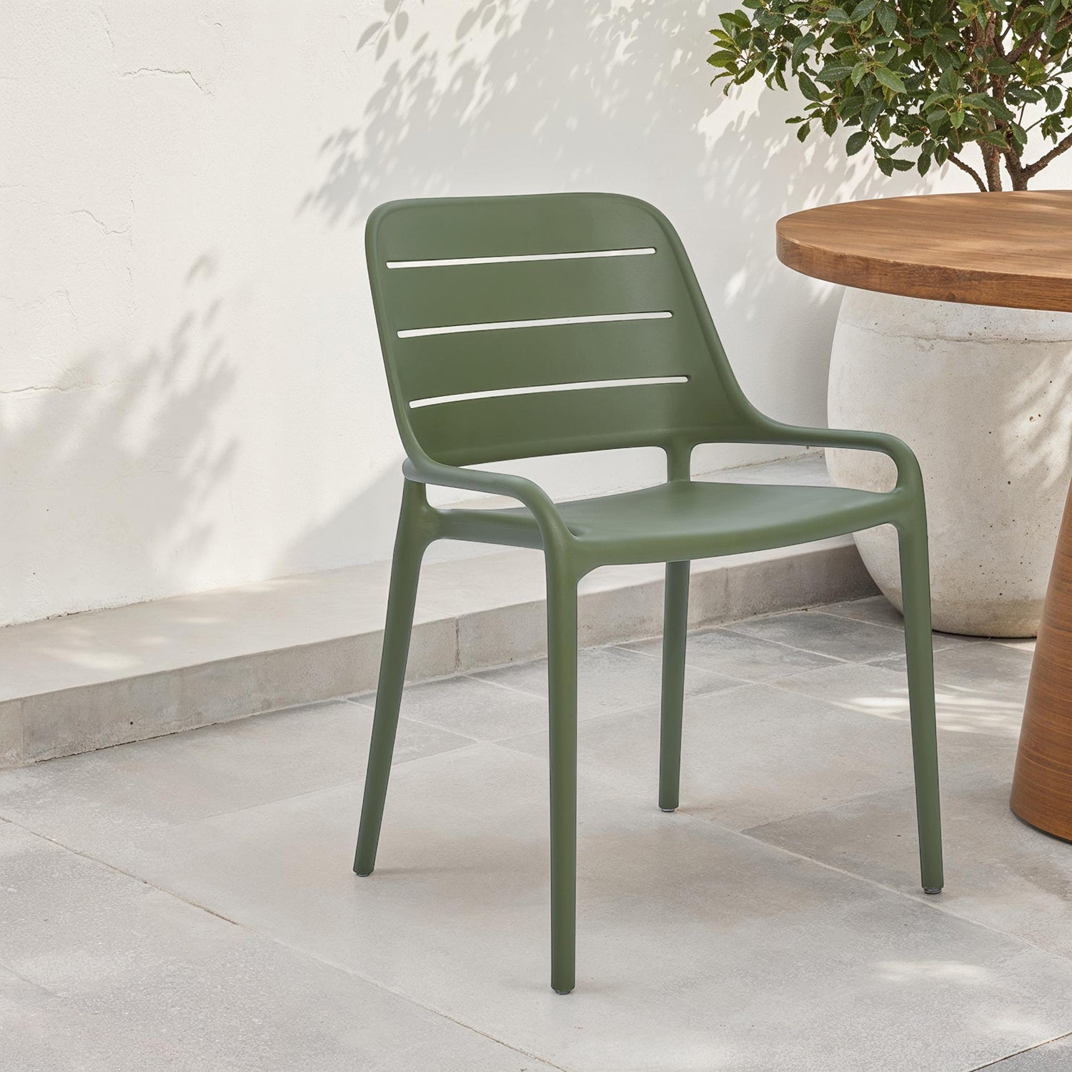 Jasper Outdoor Stacking Side Chair - Set of 4