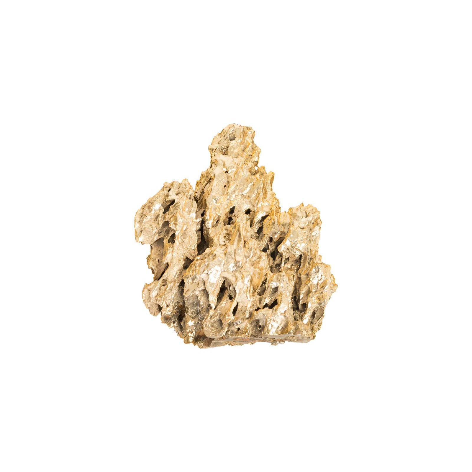 Stalagmite Wall Art Plated Brass