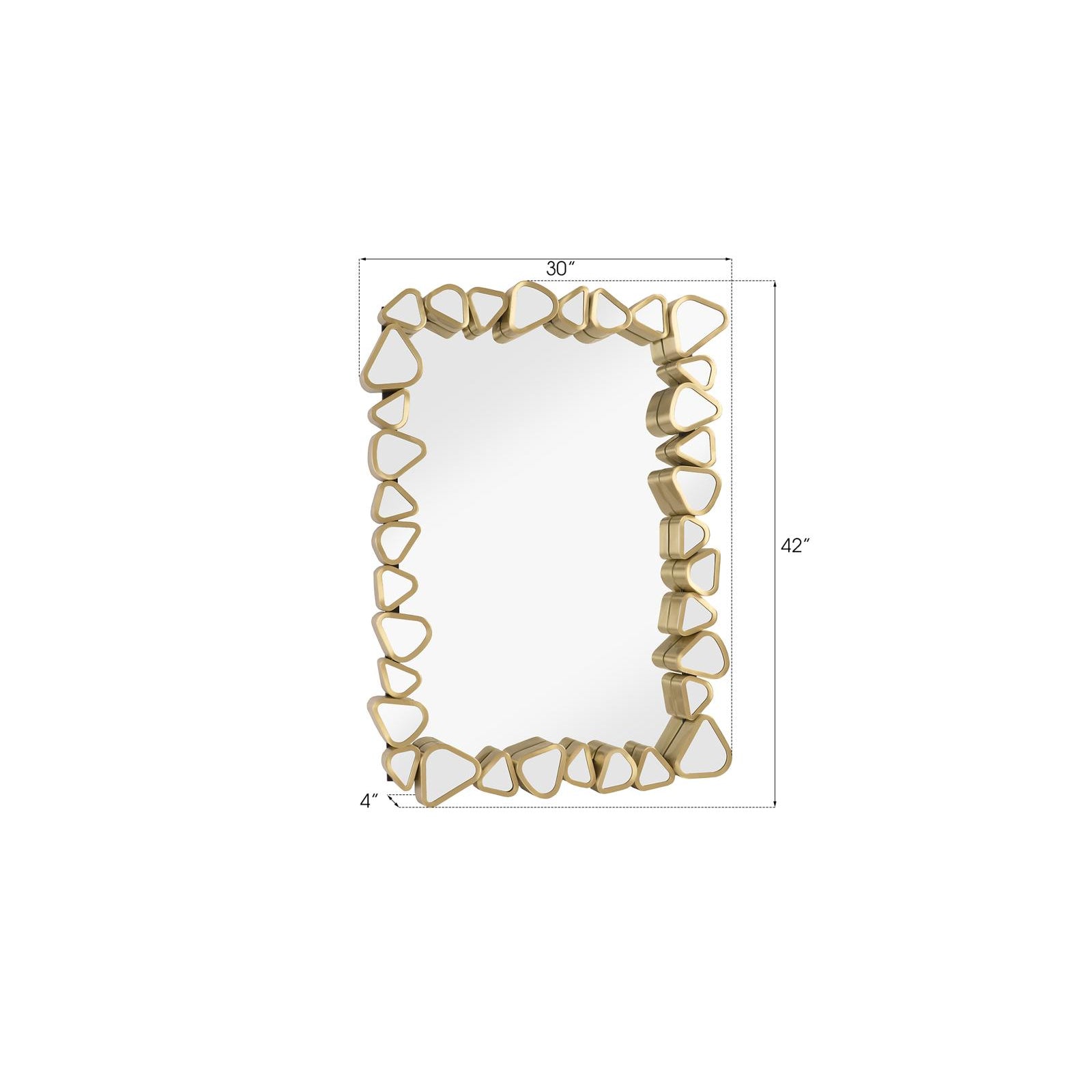 Pebble Rectangular Mirror
