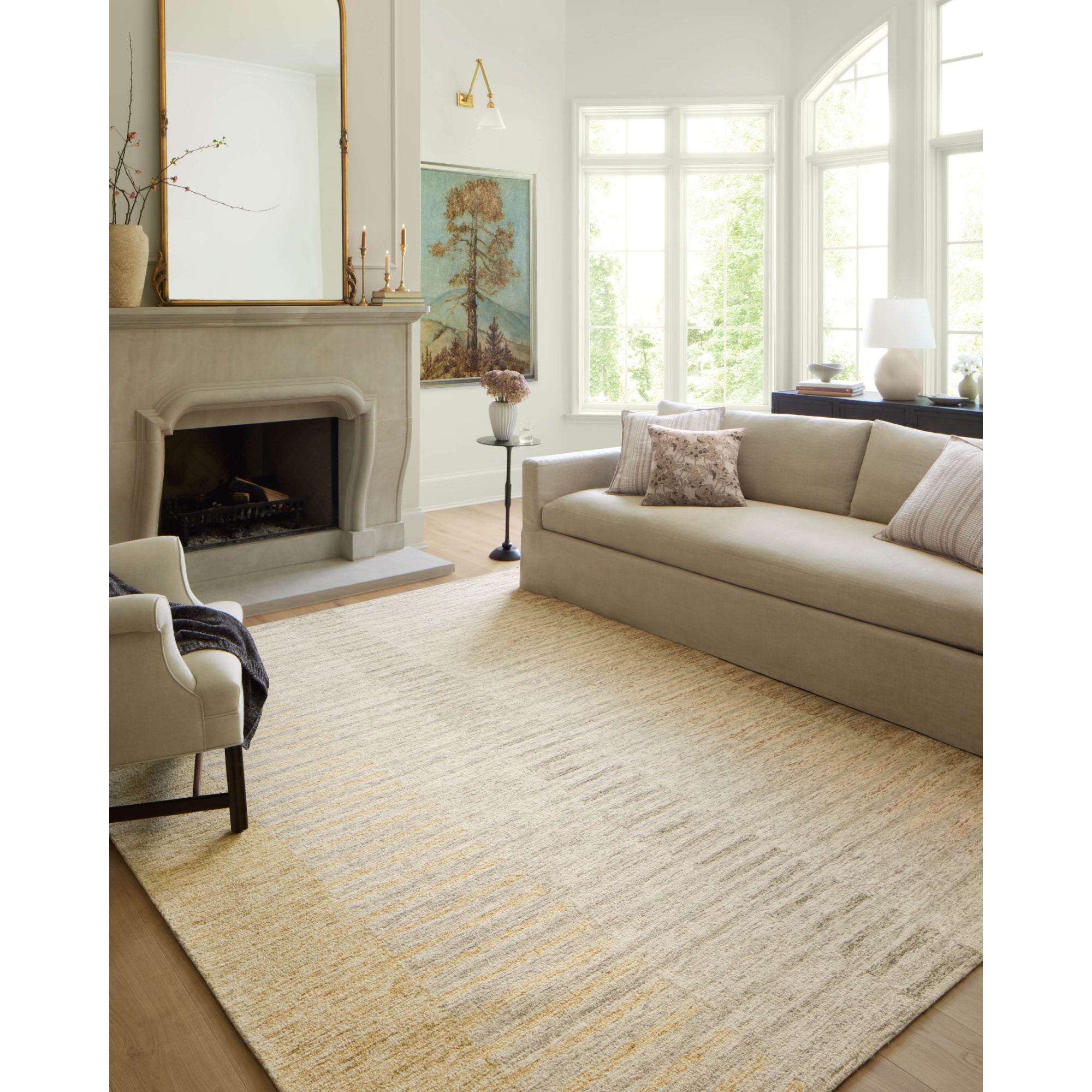 Chris Loves Julia x Loloi Chris Dove/Santa Fe Rug