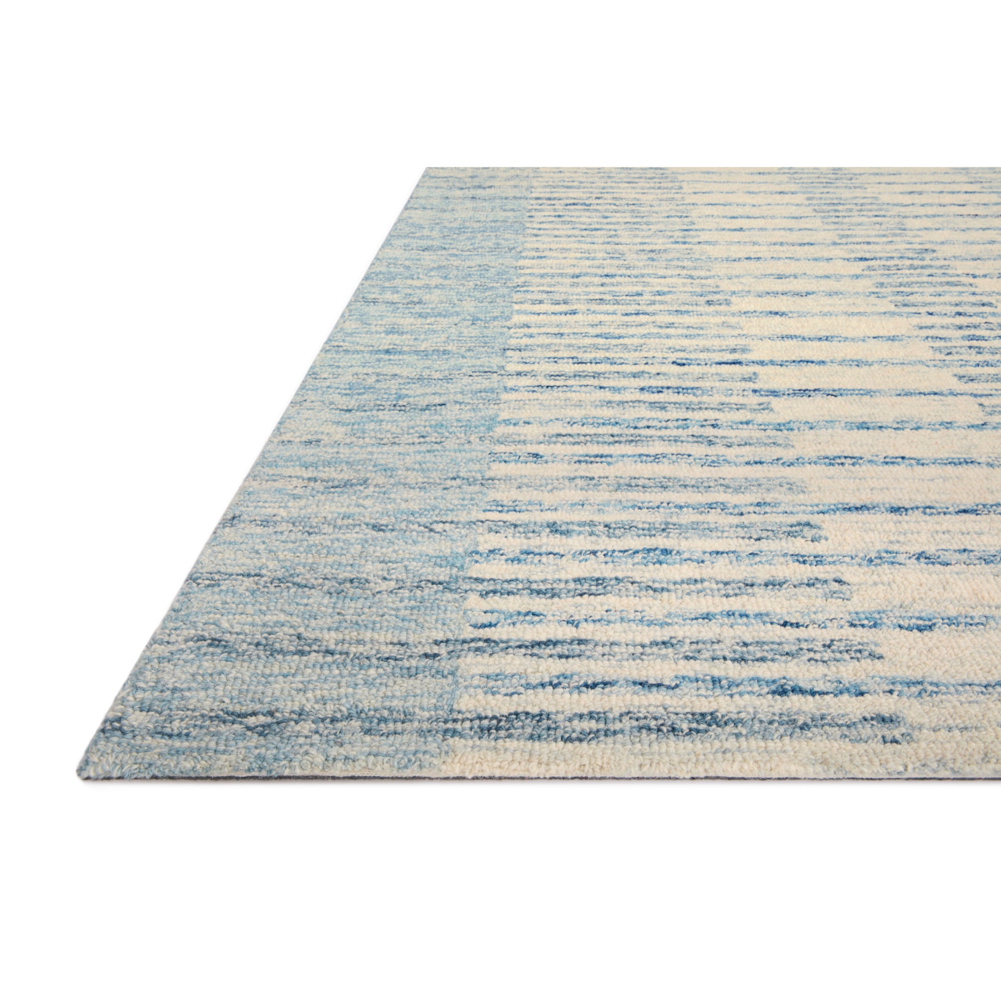 Chris Loves Julia x Loloi Chris Ivory/Denim Rug