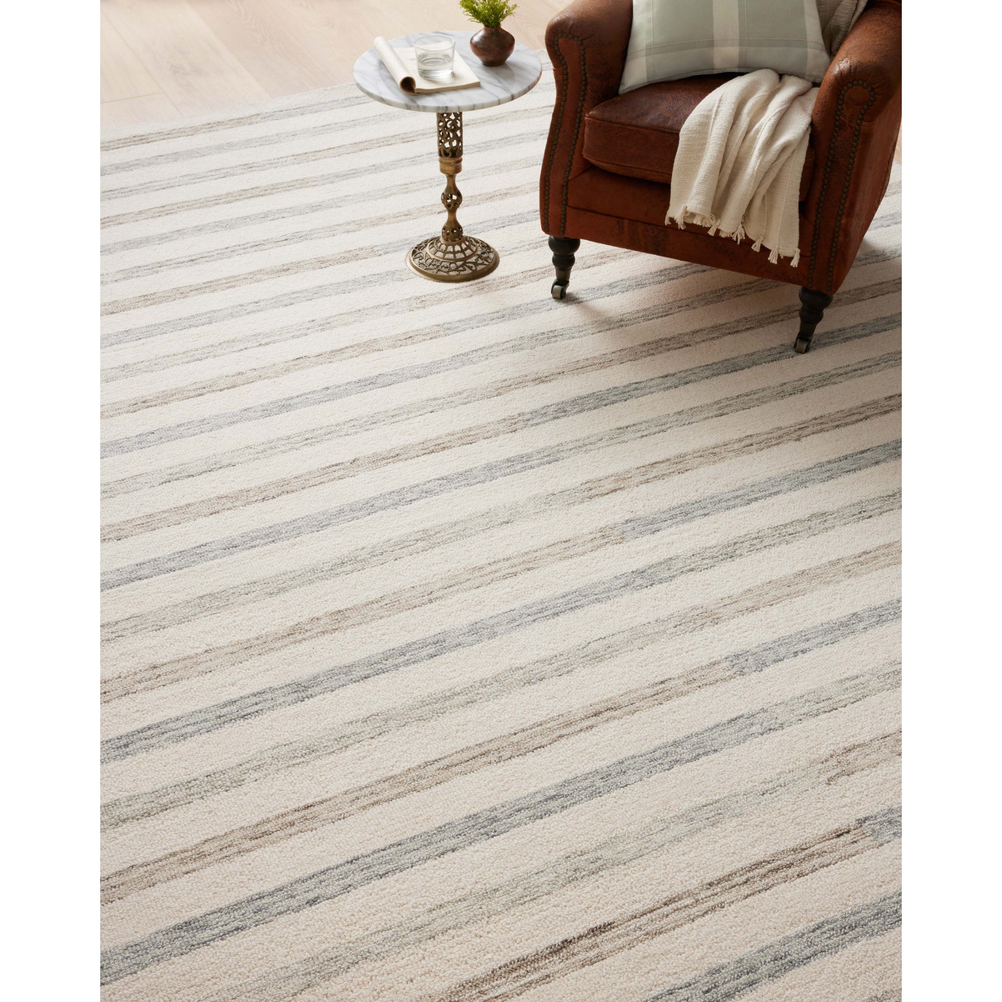 Chris Loves Julia x Loloi Chris Ivory/Slate Rug