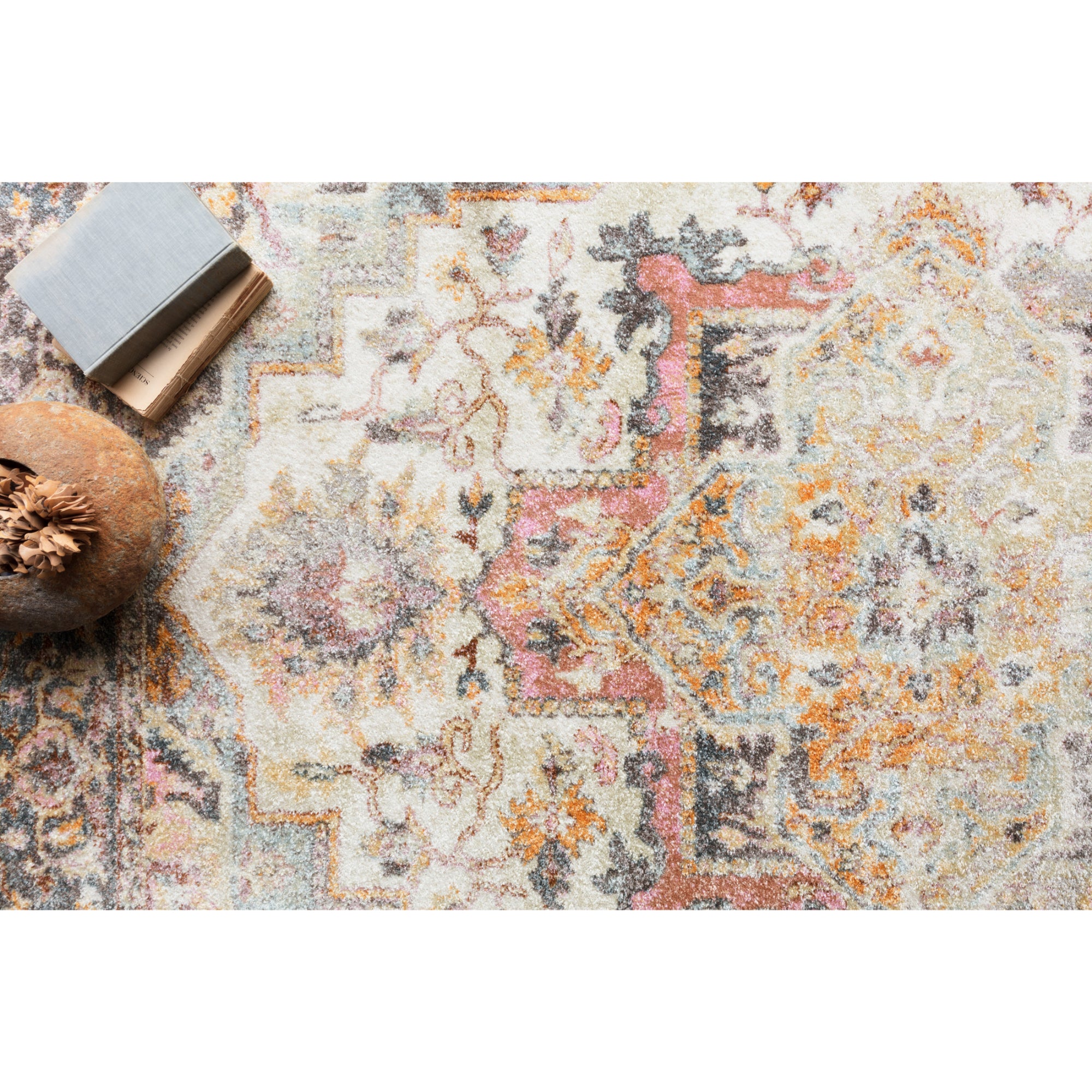 Loloi Clara Ivory/Charcoal 9'-3" x 13' Area Rug