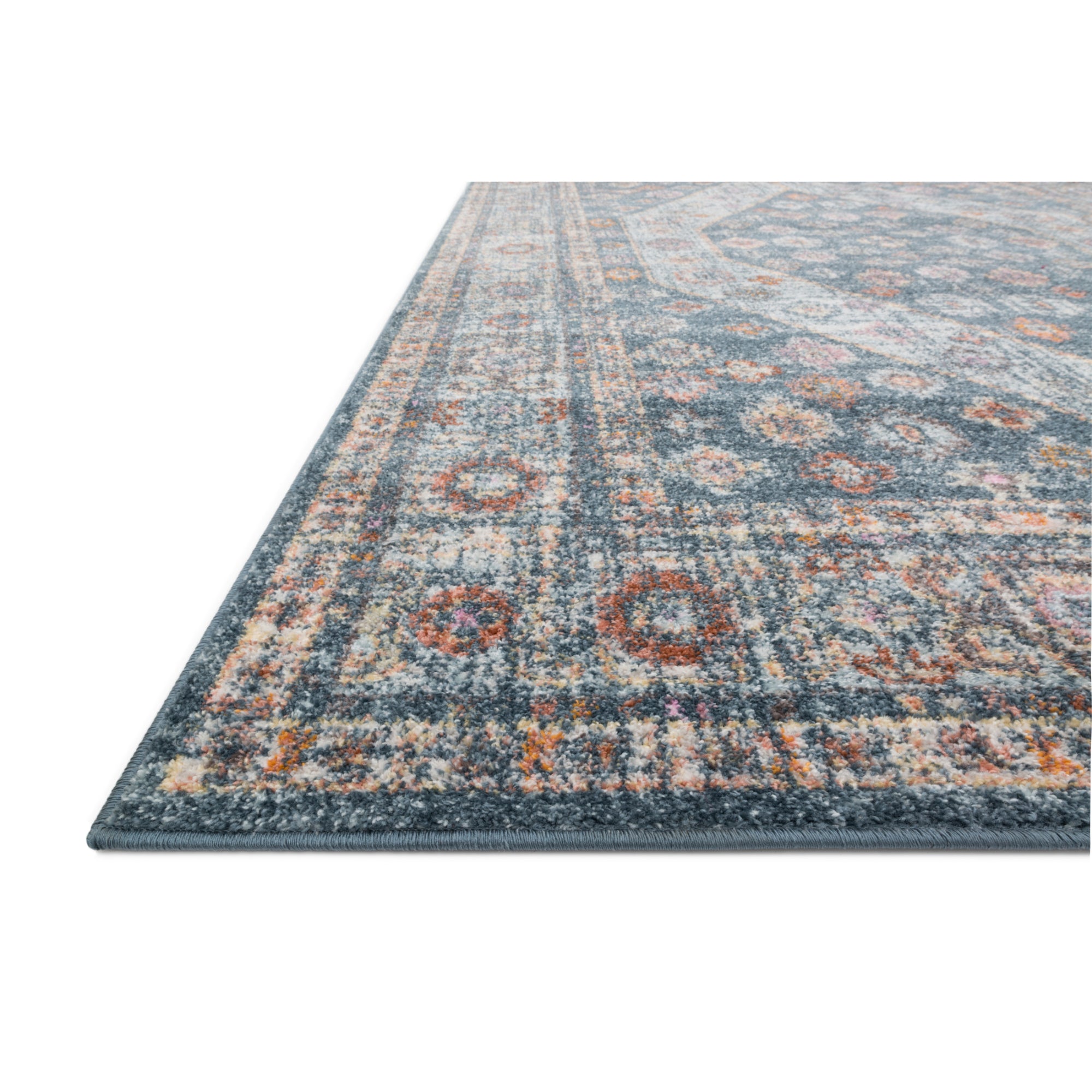 Loloi Clara Blue/Light Blue 5'-3" x 7'-7" Area Rug