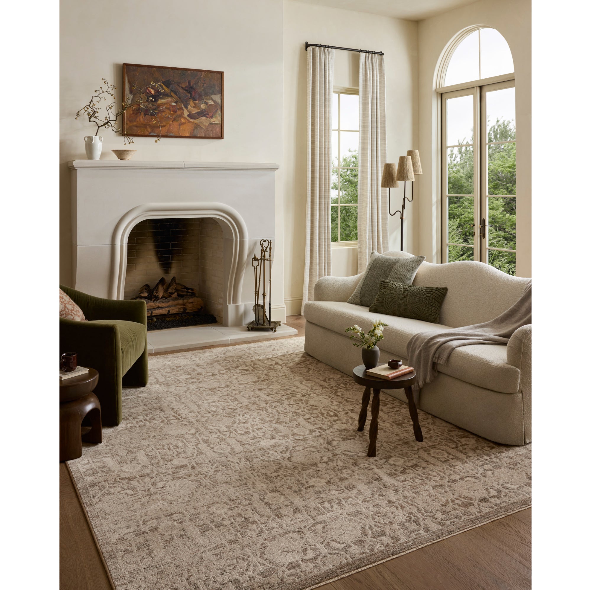 Loloi Clarisse Fog/Bone Rug