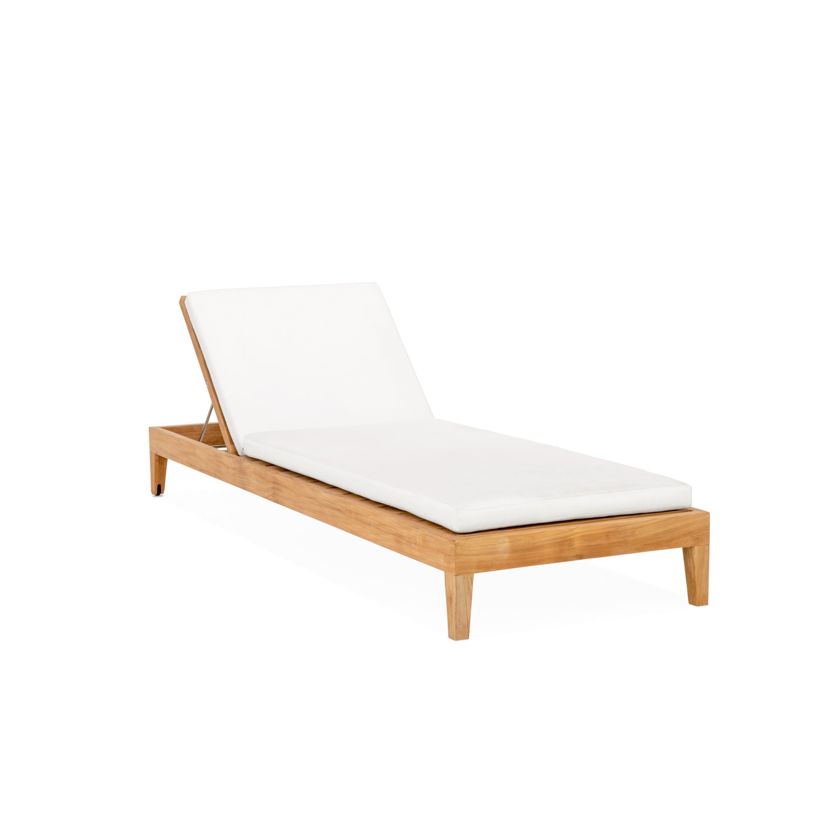 Classic Teak Chaise Lounge