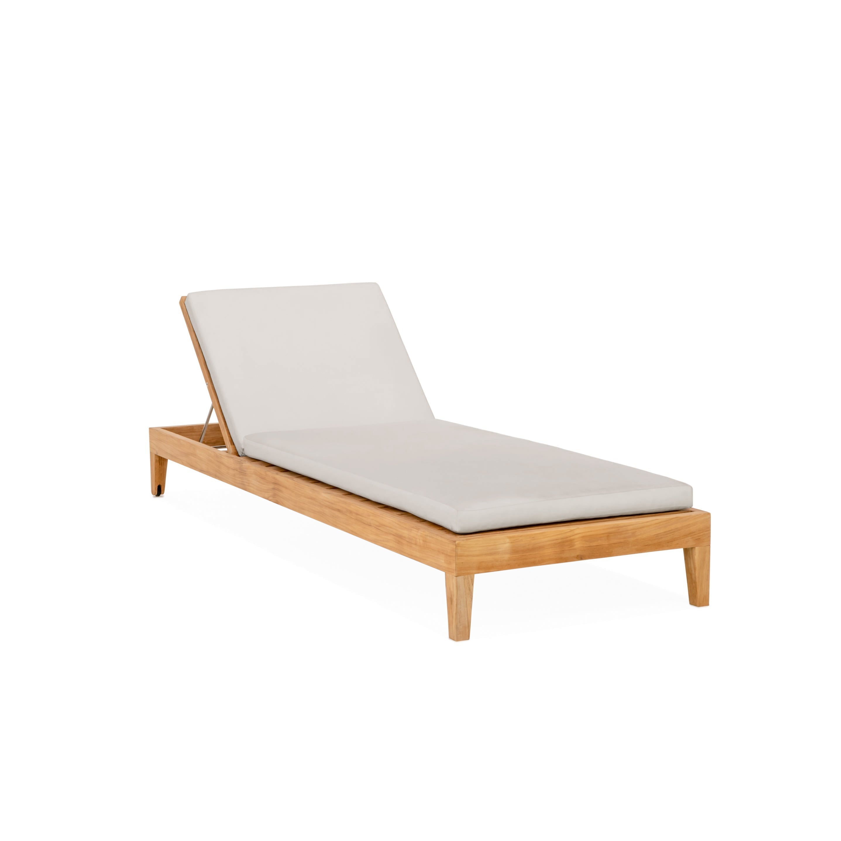 Classic Teak Chaise Lounge