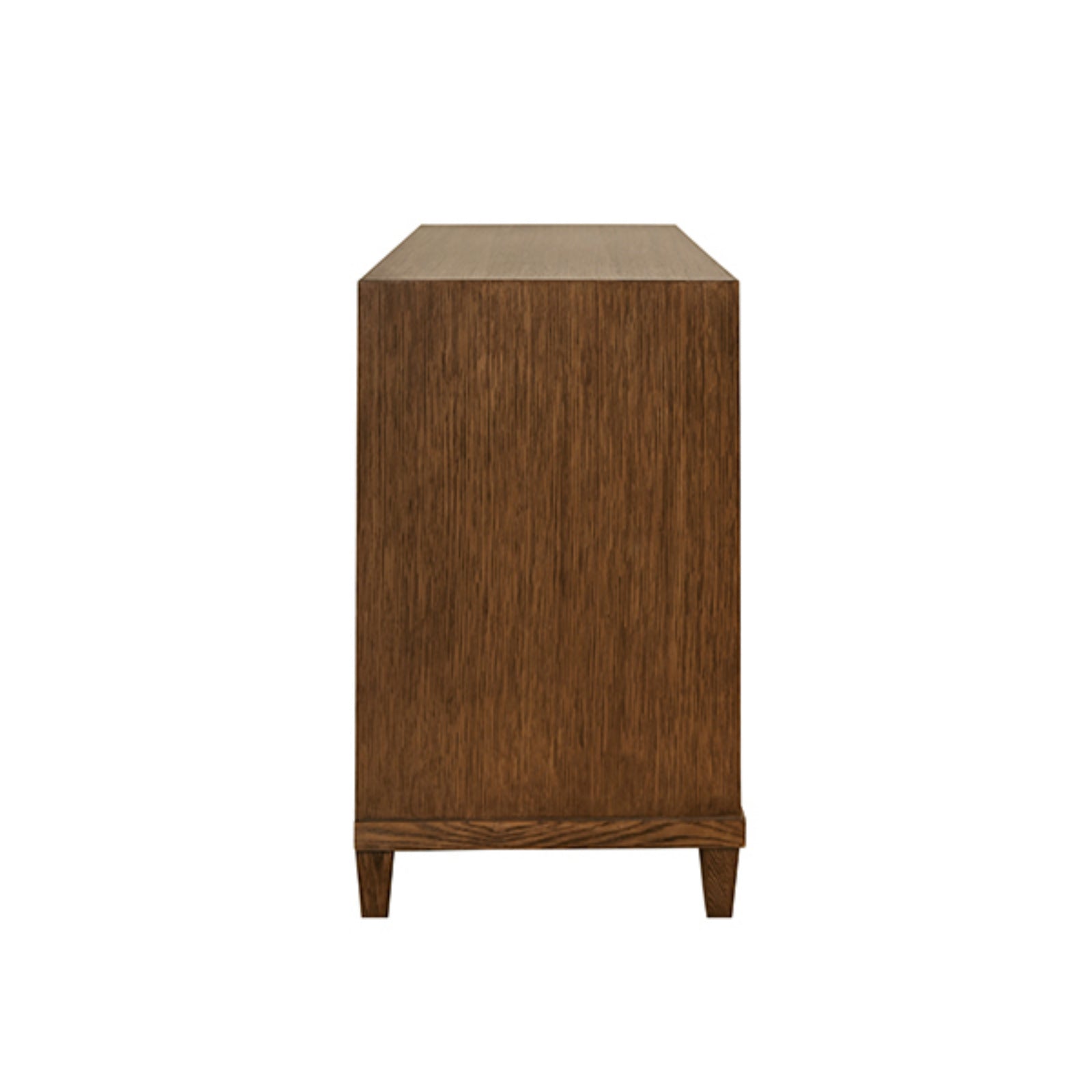 Corine Two Drawer Open Shelf Side Table