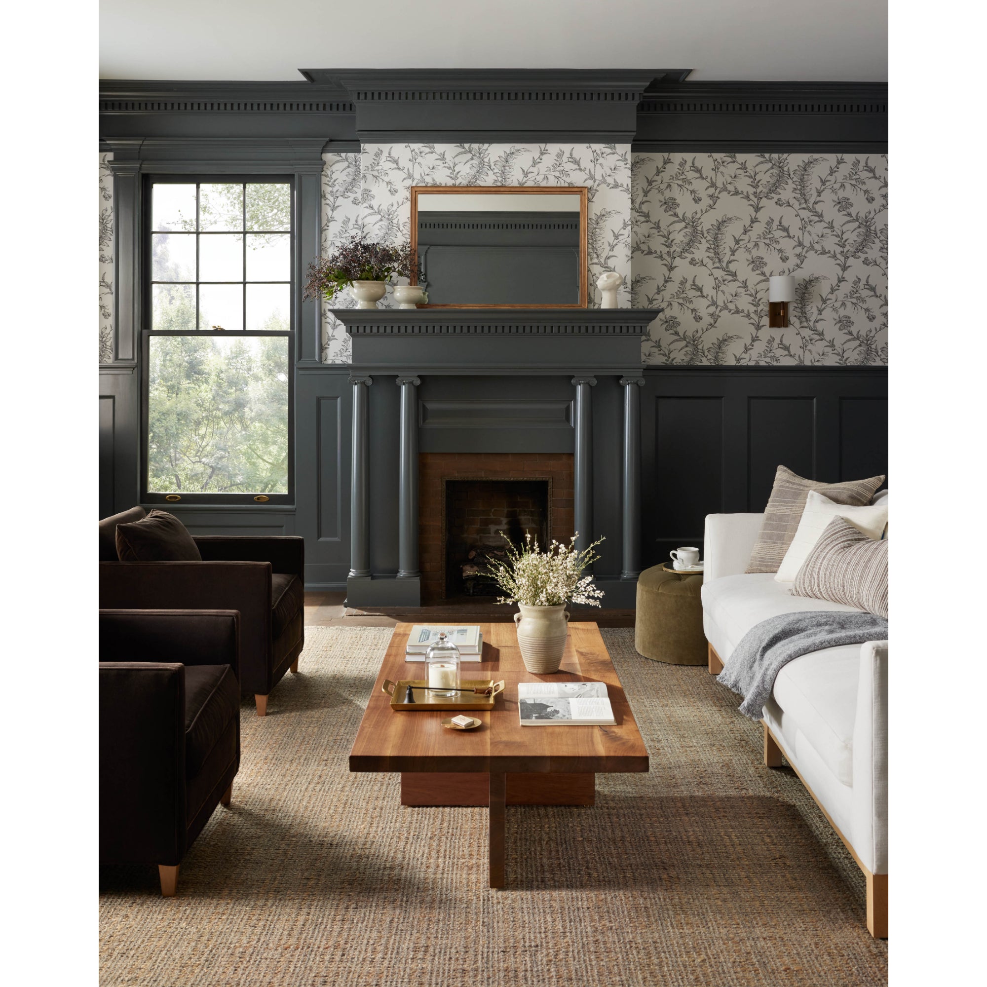 Jean Stoffer x Loloi Cornwall Mocha/Natural Rug