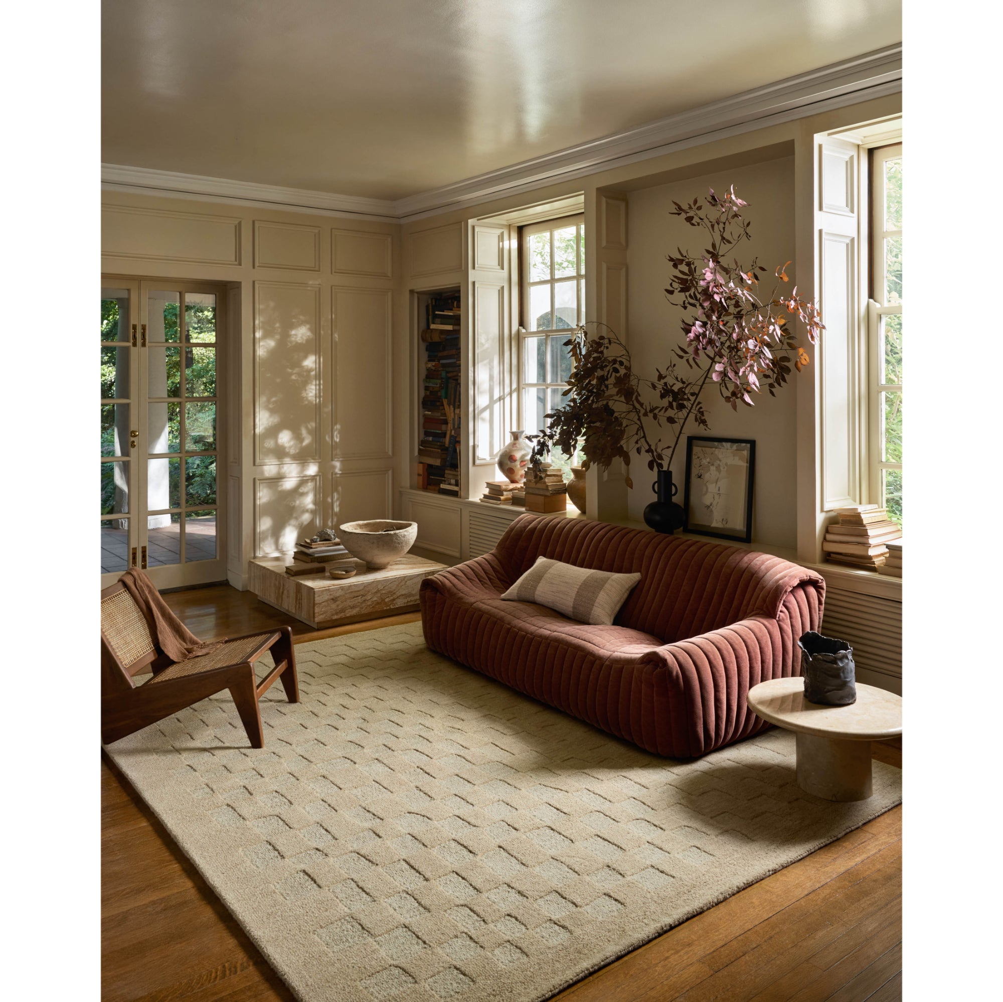 Leanne Ford x Loloi Craven Oatmeal/Dove Rug