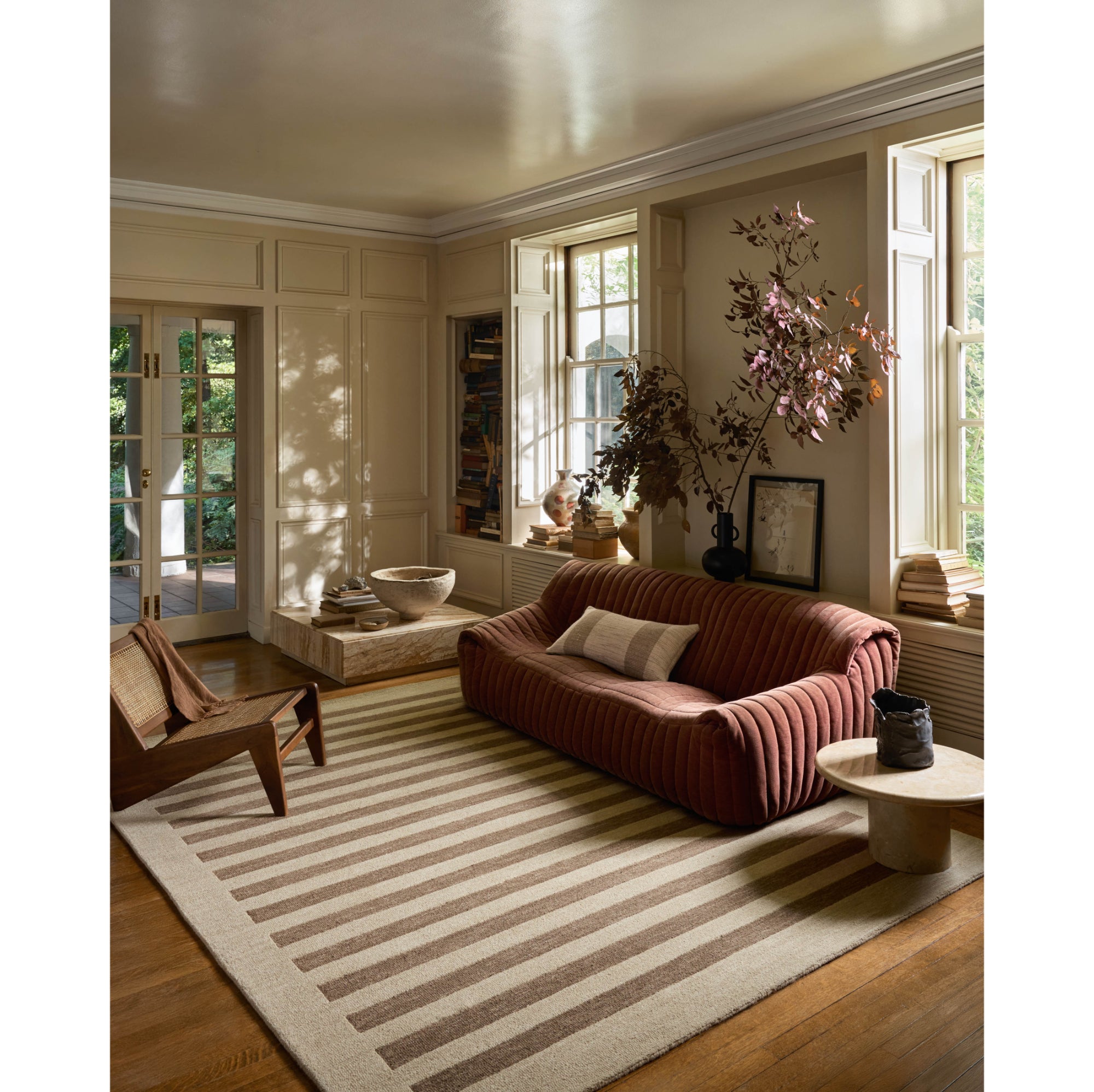 Leanne Ford x Loloi Craven Oatmeal/Bark Rug