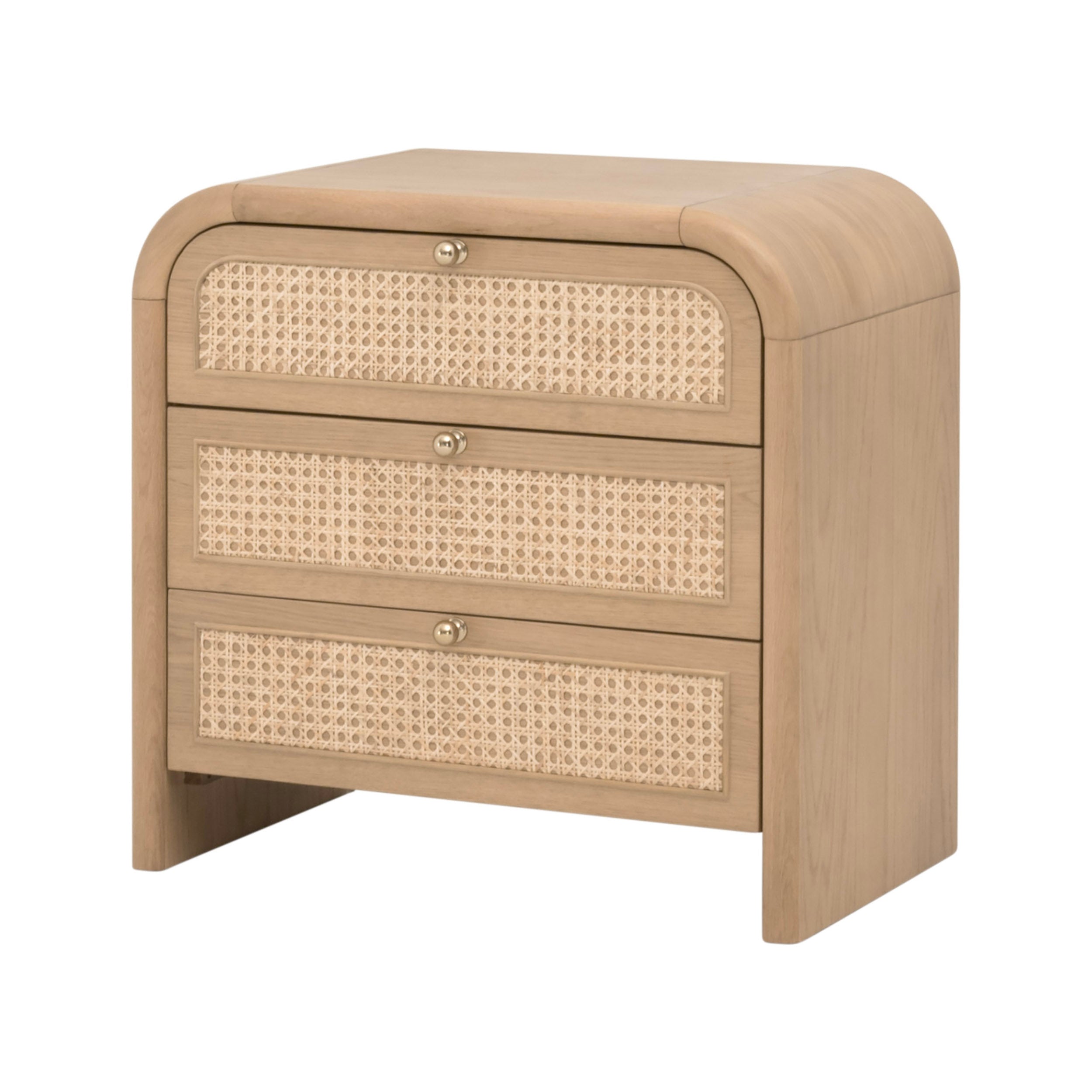 Cannes 3-Drawer Nightstand