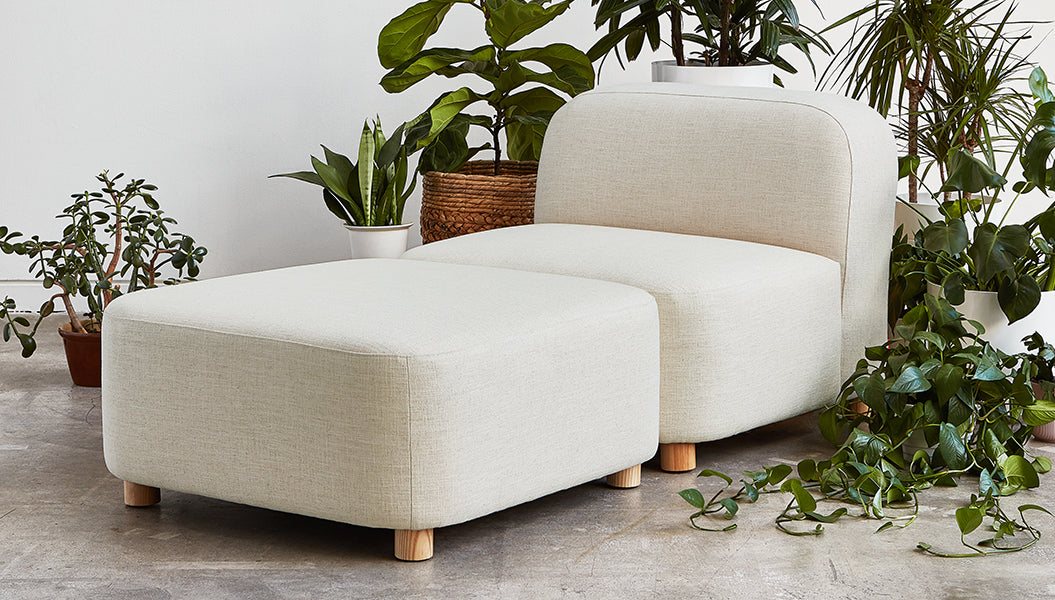 Circuit Modular Ottoman Ottoman Gus* Four Hands, Mid Century Modern Furniture, Old Bones Furniture Company, Old Bones Co, Modern Mid Century, Designer Furniture, https://www.oldbonesco.com/