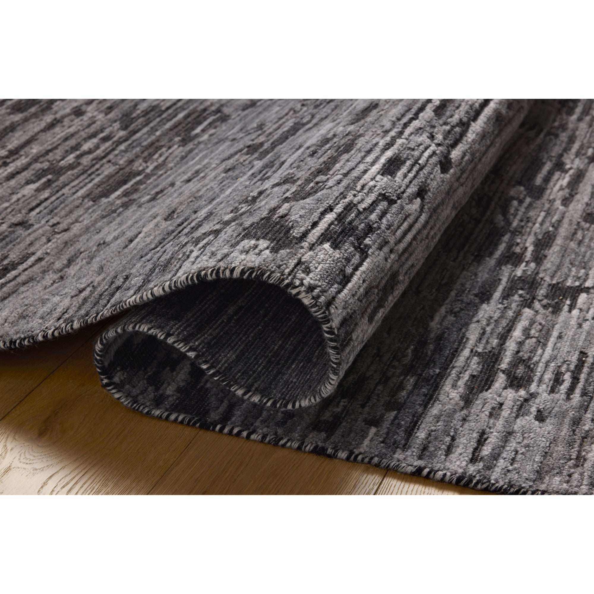 Jean Stoffer x Loloi Daniel Charcoal Rug