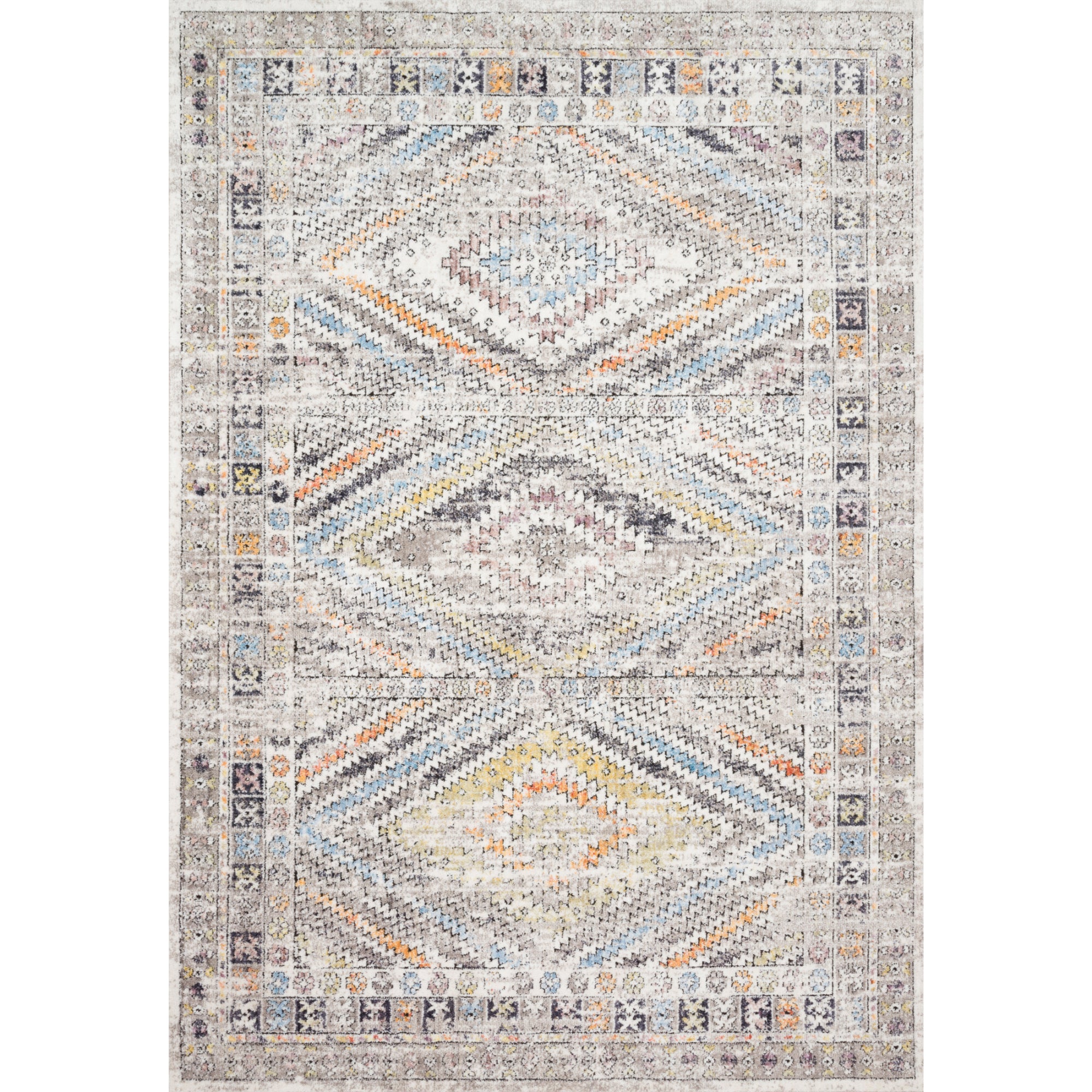 Loloi Dante Ivory/Multi 7'-10" x 10'-6" Area Rug