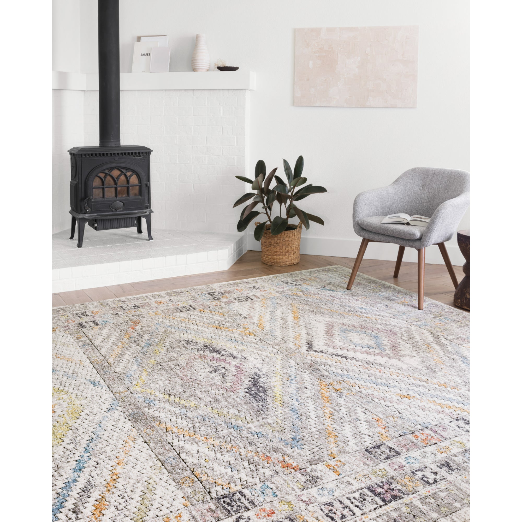 Loloi Dante Ivory/Multi 7'-10" x 10'-6" Area Rug