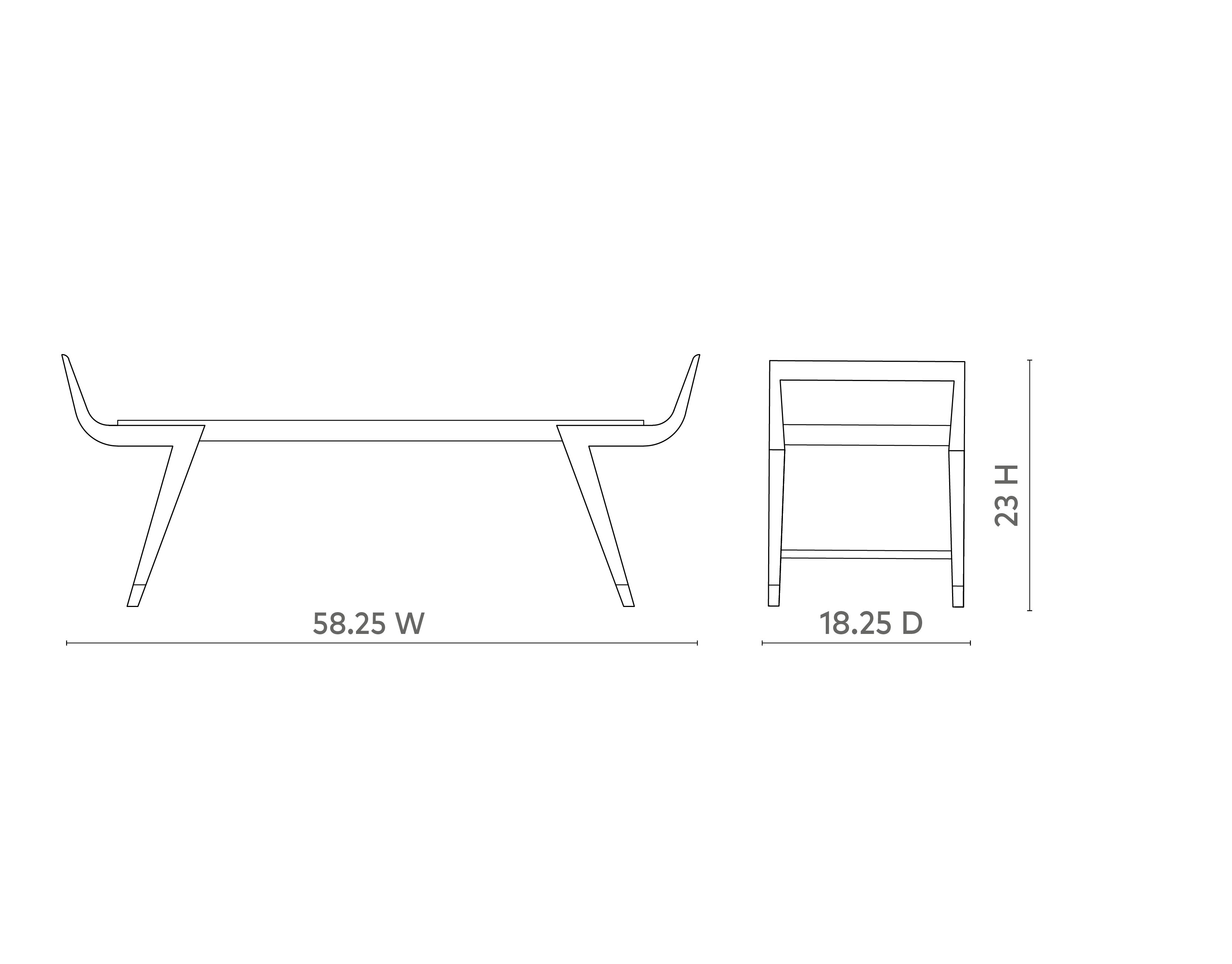 Delon Bench Benches Villa & House , Black Friday Sale Villa & House Furniture Sale, Old Bones Co, Mid Century Furniture Sale, Four Hands Furniture, Black Friday Sale Delon Bench,Gus Sale, Perigold Delon Bench Benches Black Friday Sale , Perigold Sale Delon Bench,Delon Bench Lulu and Georgia, Burke Decor Sale Delon Bench, www.oldbonesco.com