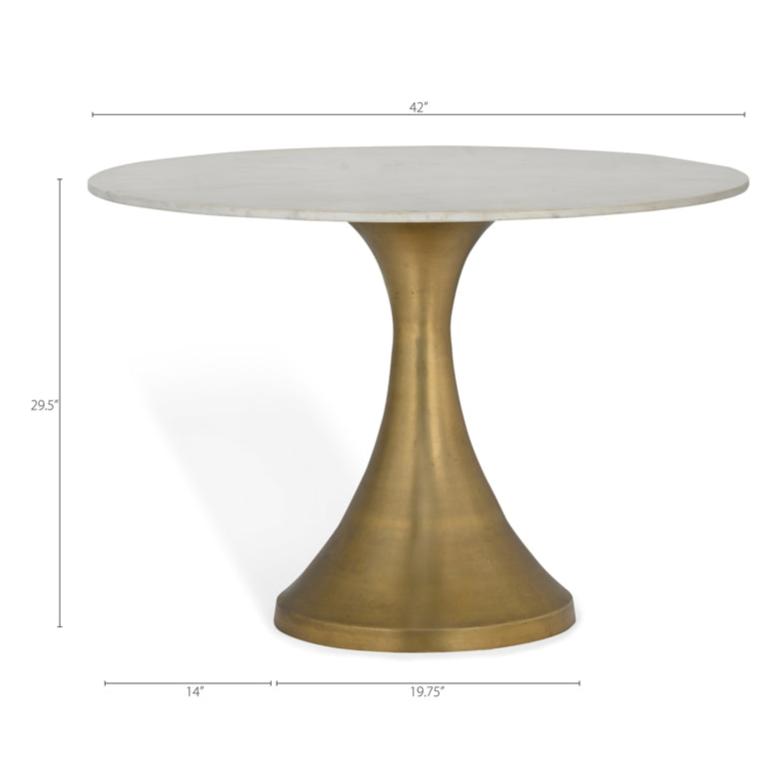 Funnel Marble Brass Dining Table - White Dining Tables Union Home , Black Friday Sale Union Home Furniture Sale, Old Bones Co, Mid Century Furniture Sale, Four Hands Furniture, Black Friday Sale Funnel Marble Brass Dining Table - White,Gus Sale, Perigold Funnel Marble Brass Dining Table - White Dining Tables Black Friday Sale , Perigold Sale Funnel Marble Brass Dining Table - White,Funnel Marble Brass Dining Table - White Lulu and Georgia, Burke Decor Sale Funnel Marble Brass Dining Table - White, www.oldbo