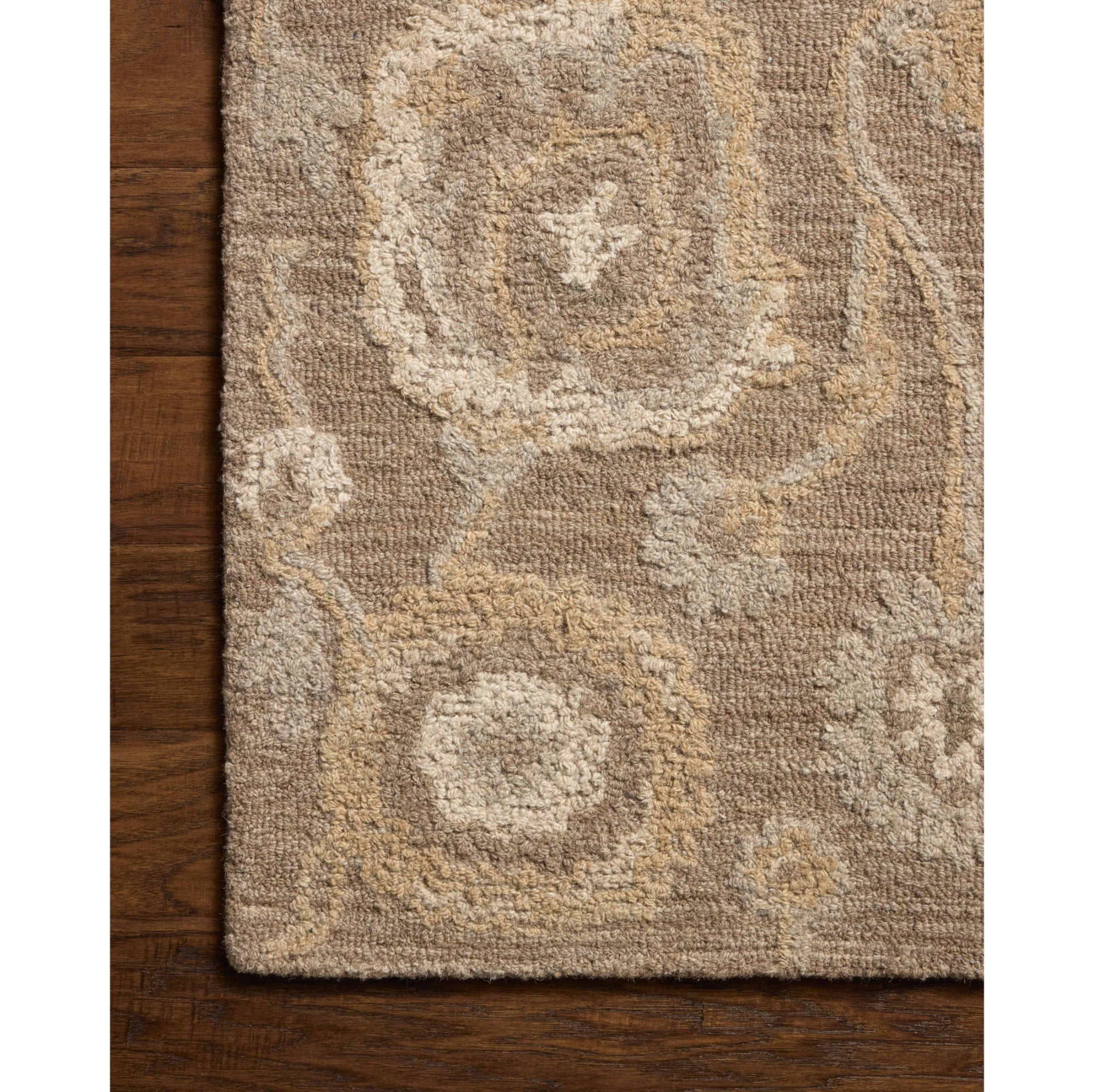 Chris Loves Julia x Loloi Dorothea Bark/Stone Rug