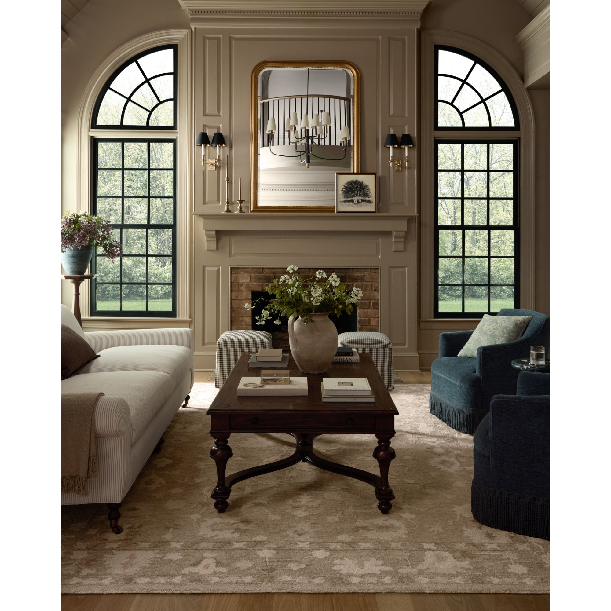 Chris Loves Julia x Loloi Dorothea Khaki/Dove Rug