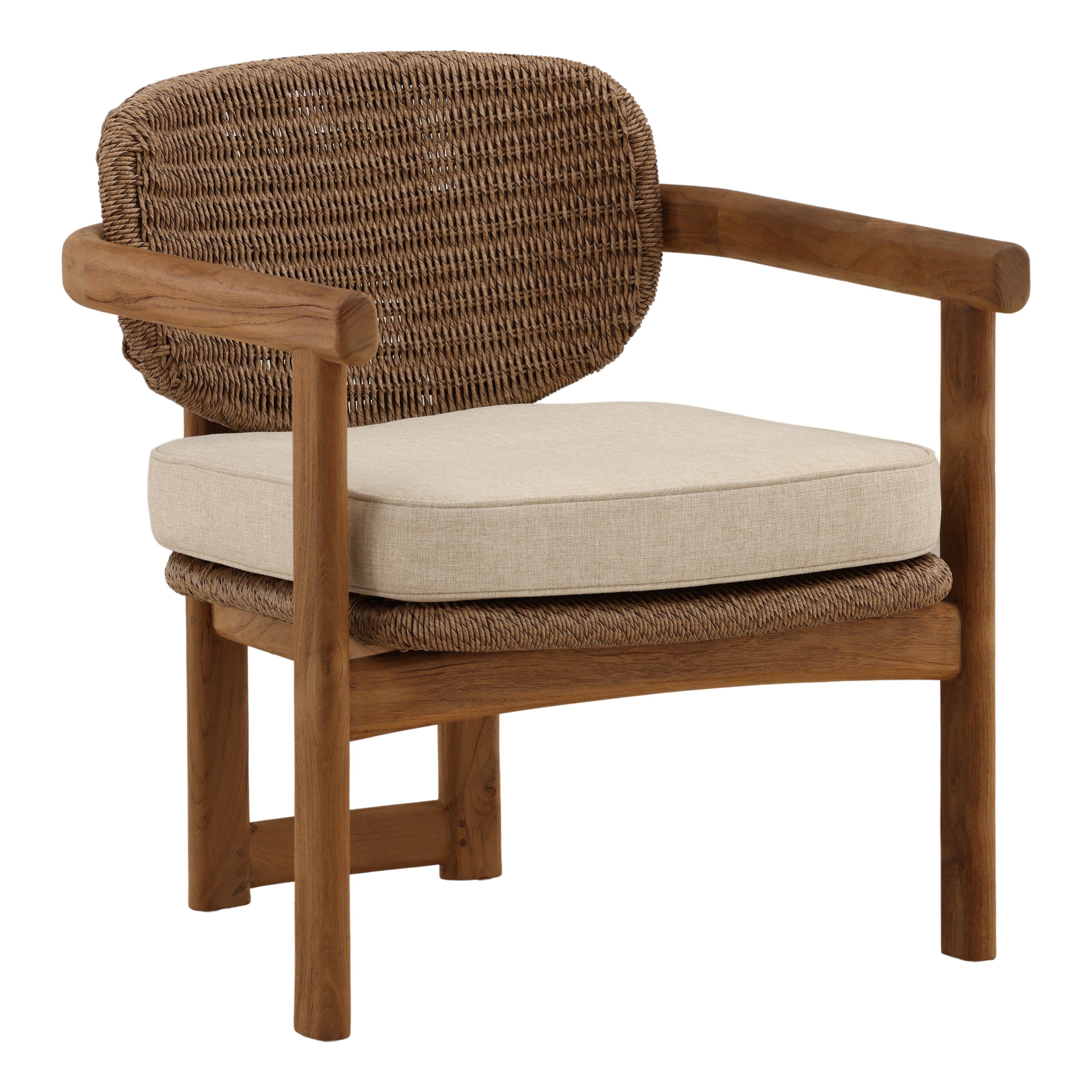 Alderite Outdoor Occasional Chair - Light Brown