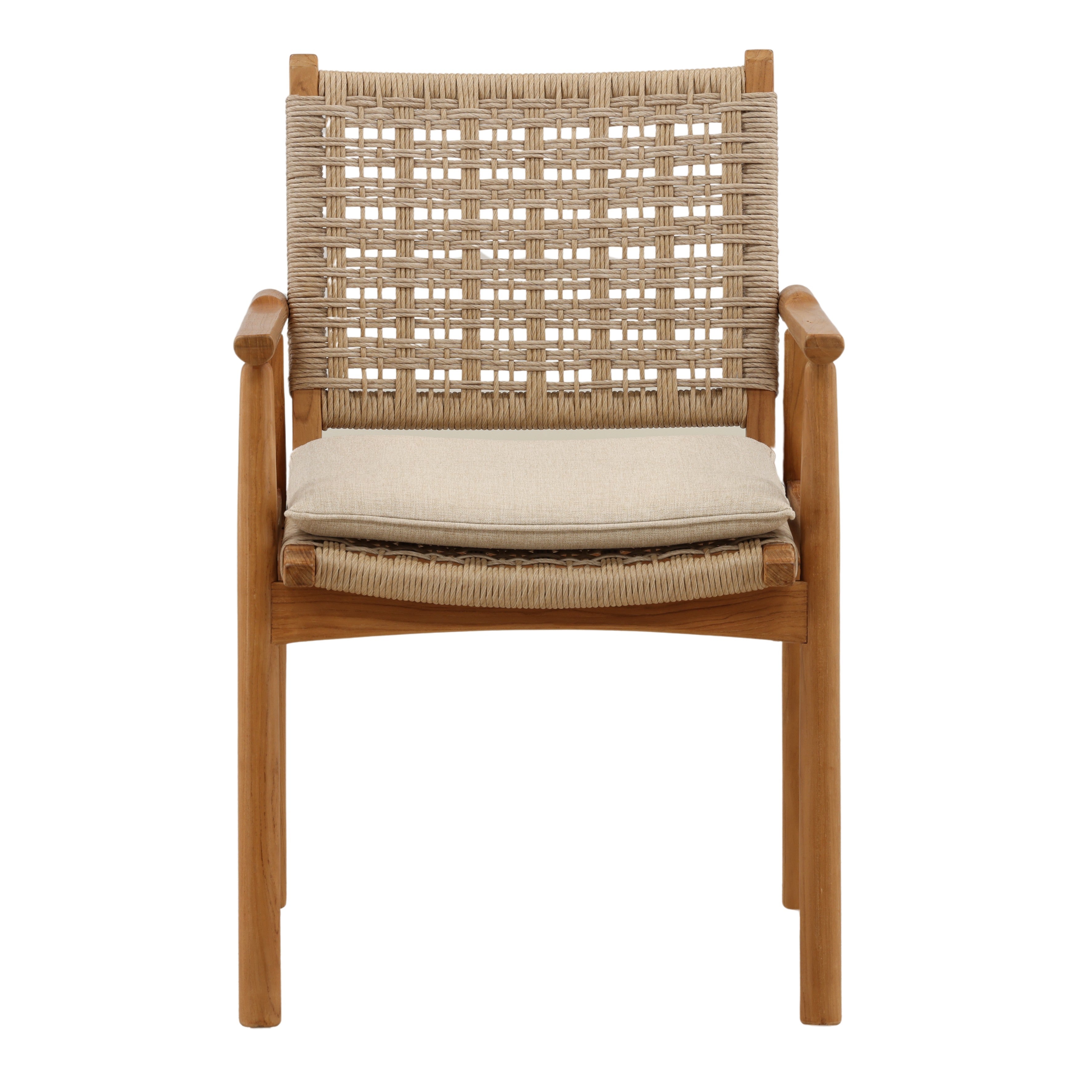 Aretha Outdoor Dining Chair Natural - Set of 2