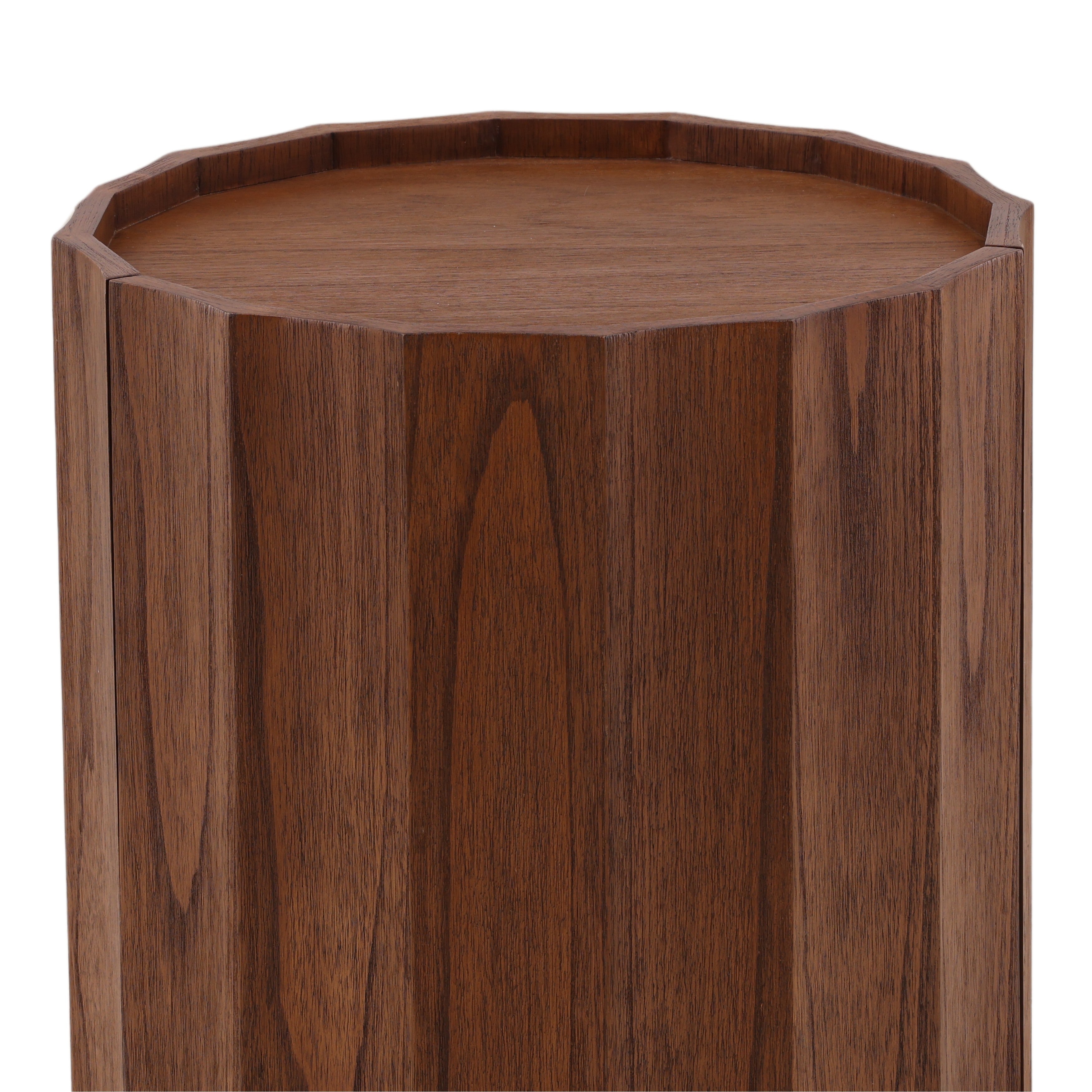 Caedon Side Table - Brown