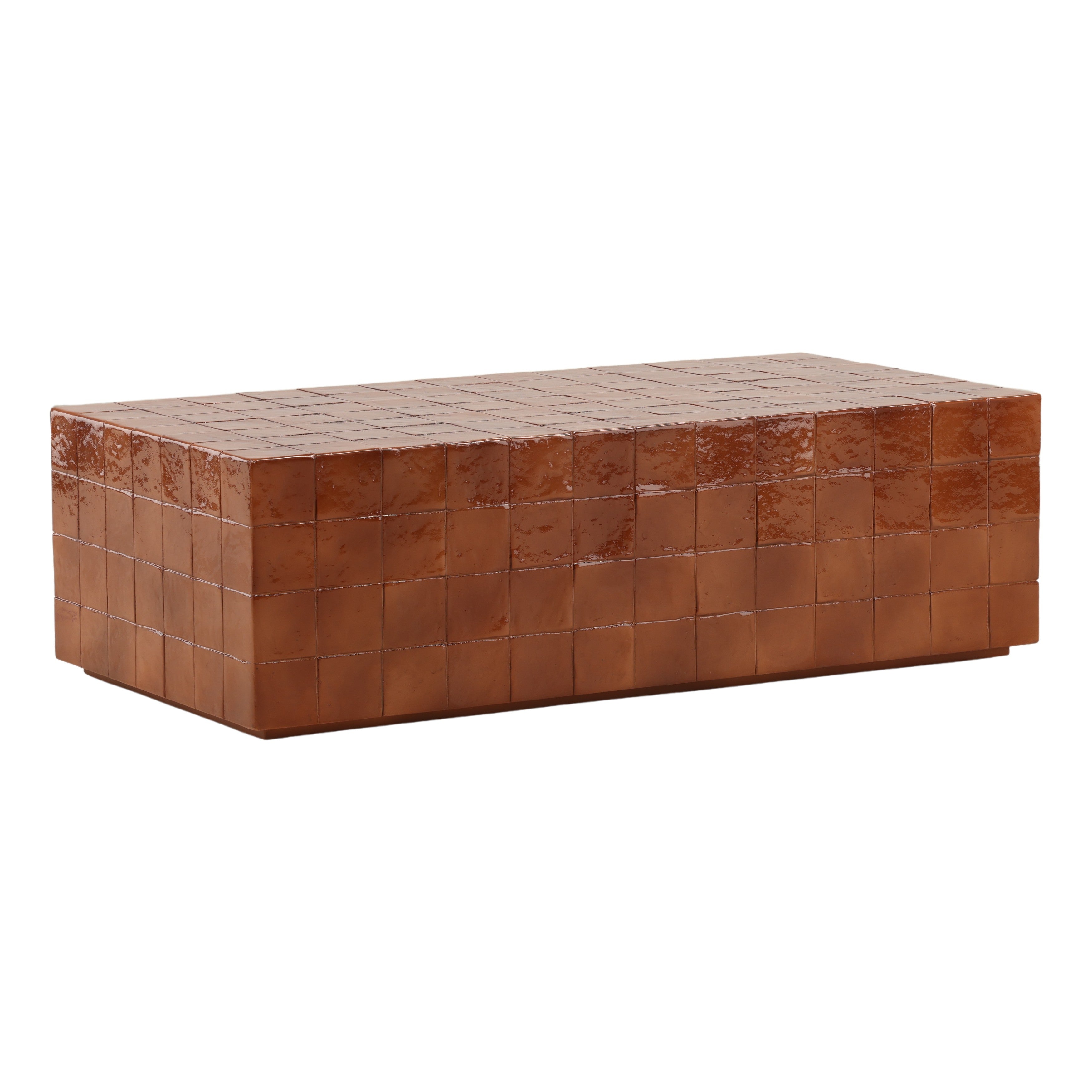 Dinsley Outdoor Coffee Table Rust