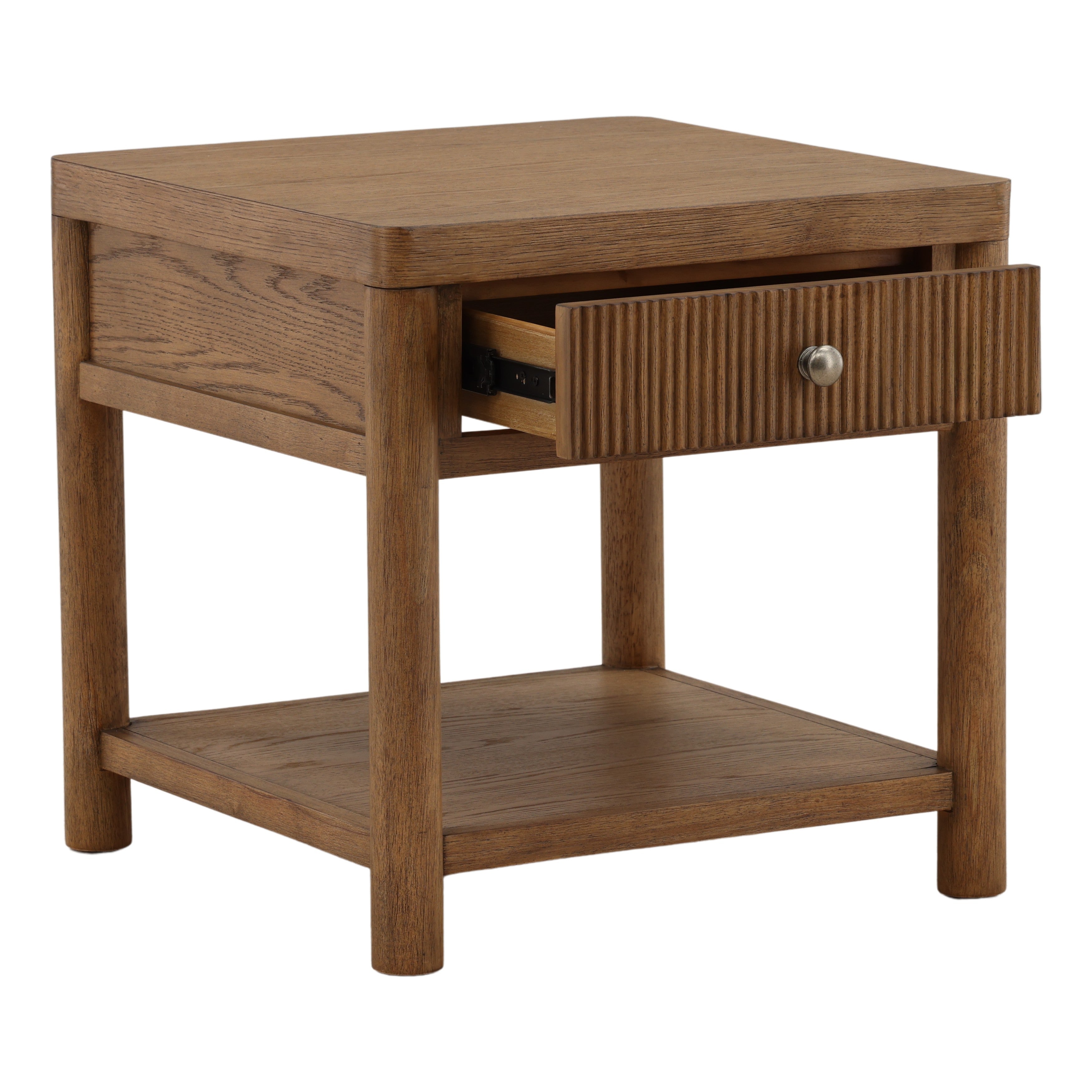 Estrella Side Table Dark Brown