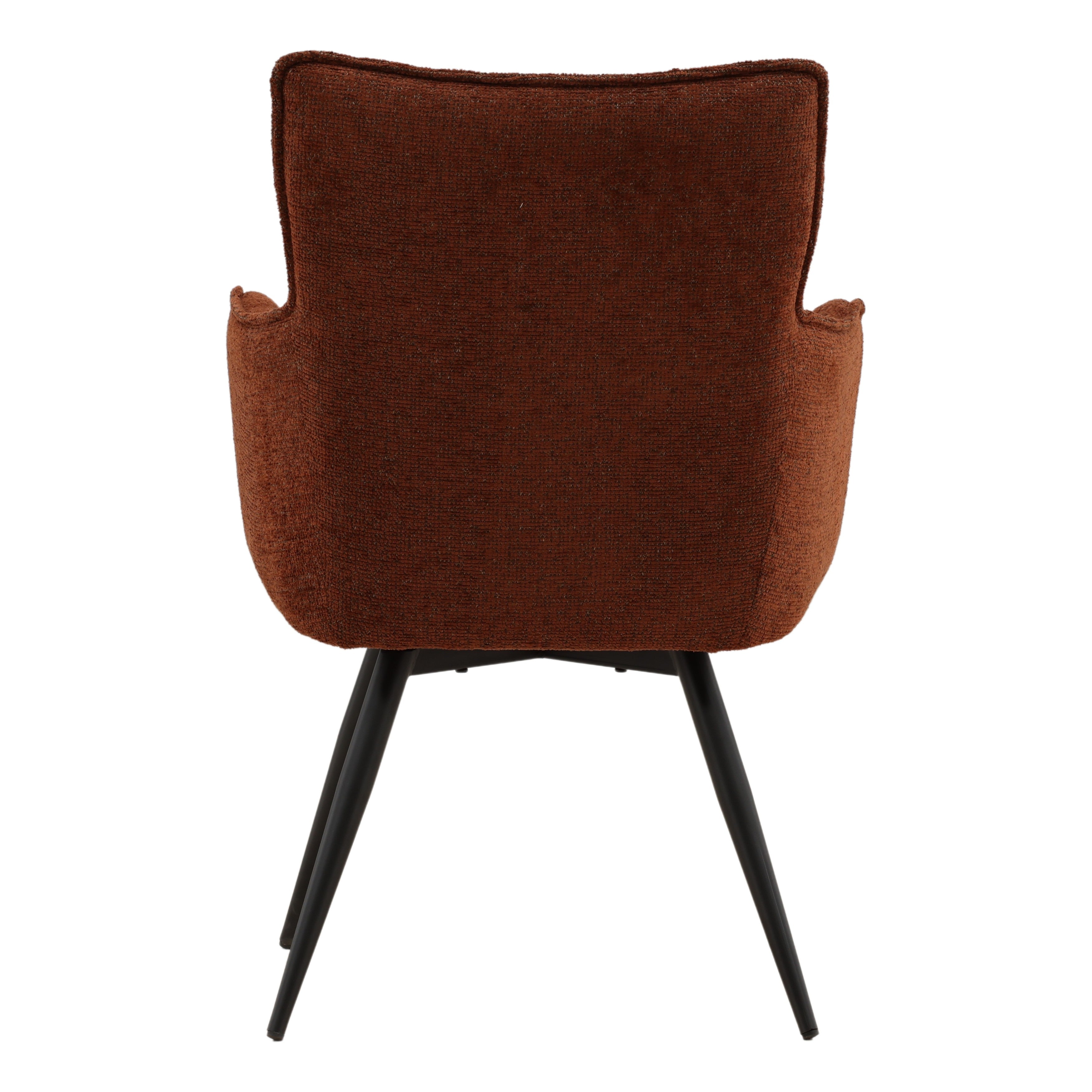 Amandine Swivel Chair - Burgundy