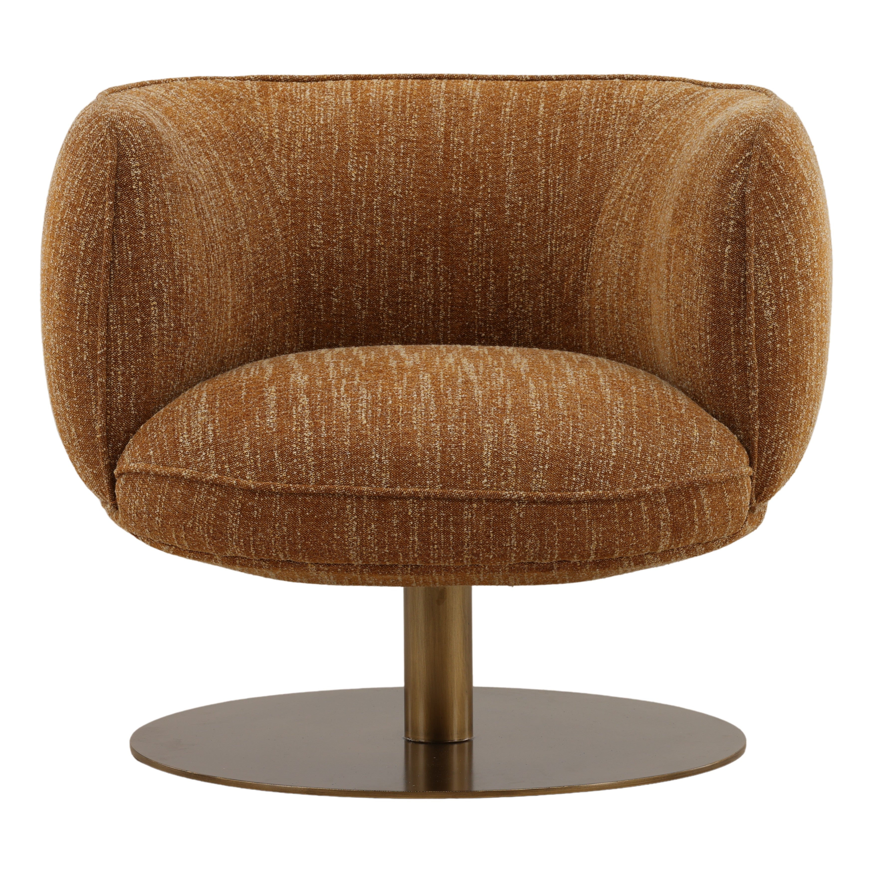 Ayesha Swivel Chair - Mustard