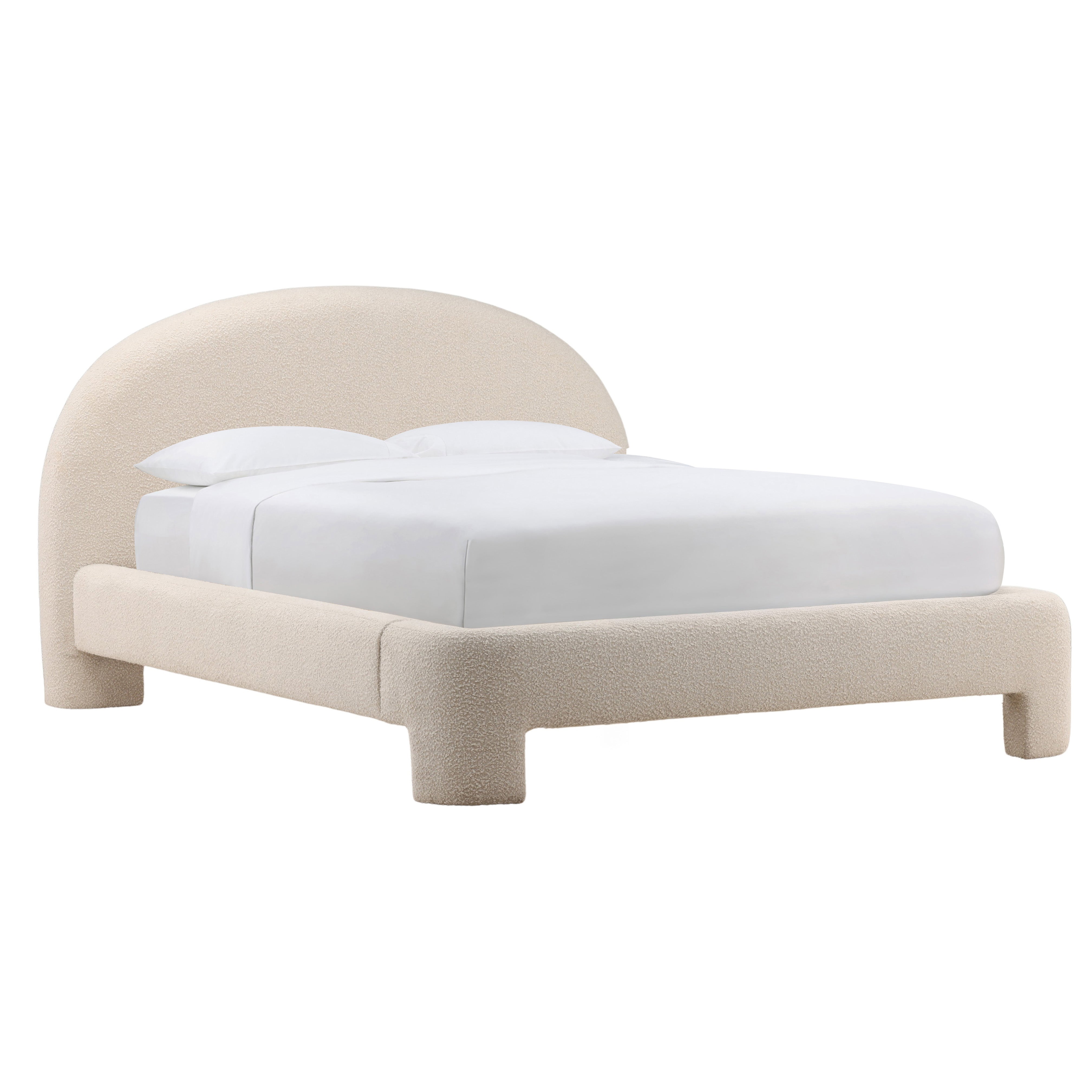 Amina Bed - Cream