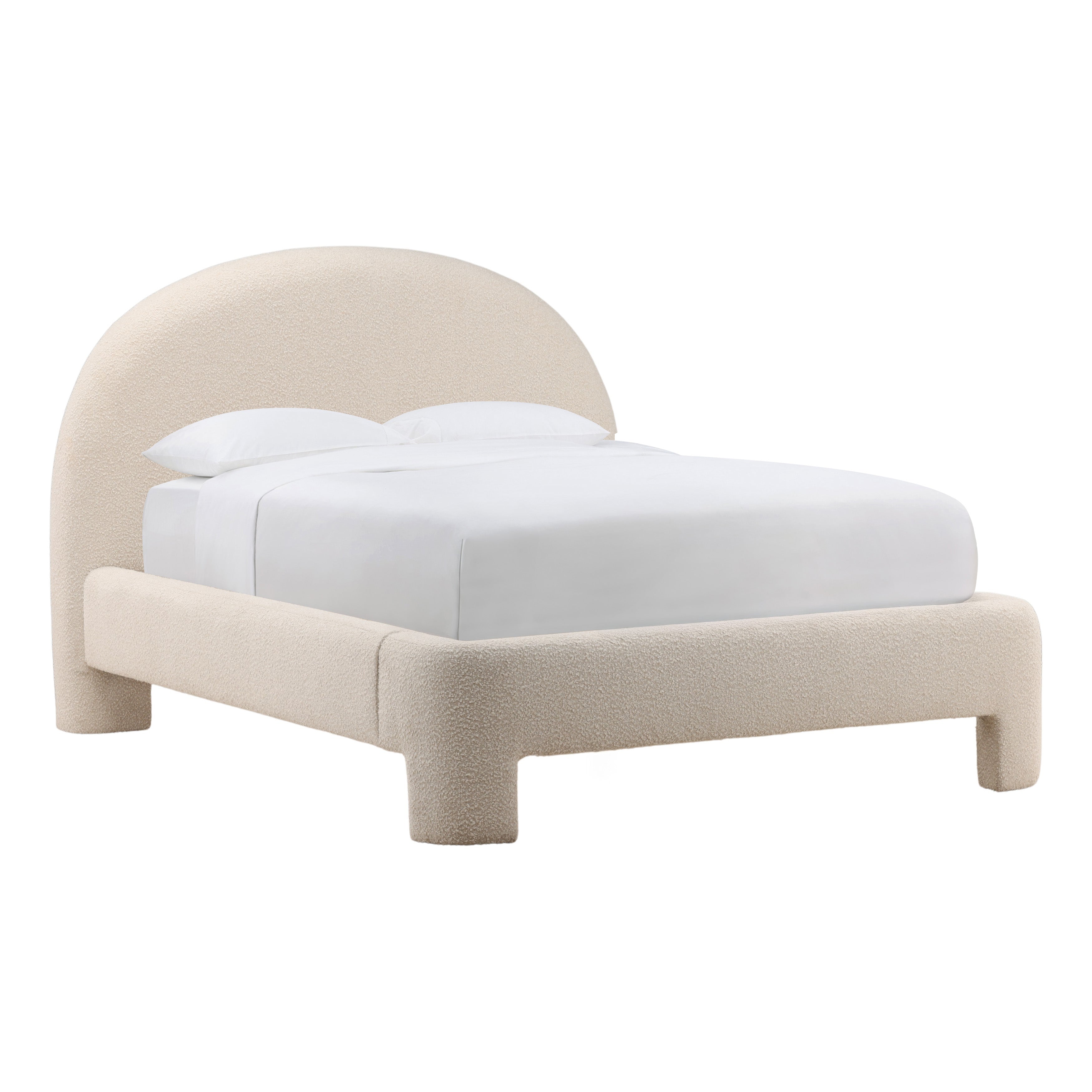Amina Bed - Cream