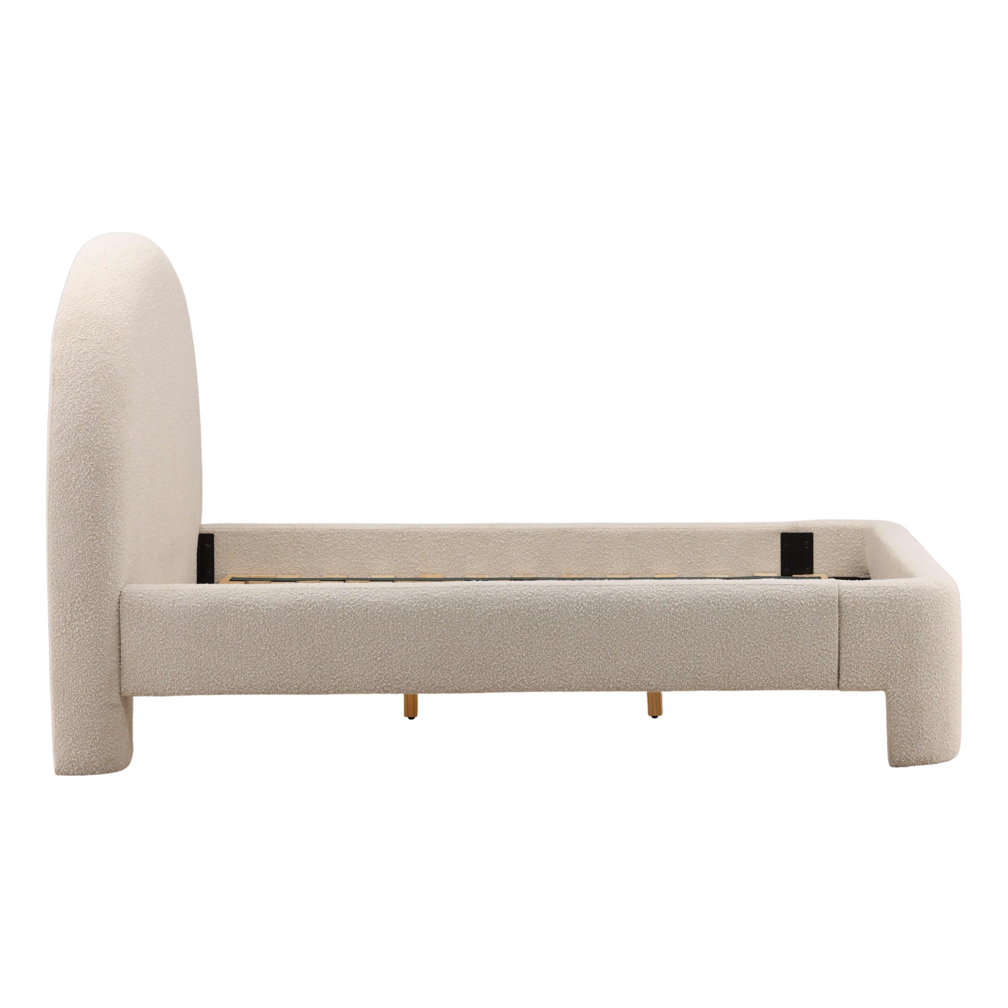 Amina Bed - Cream