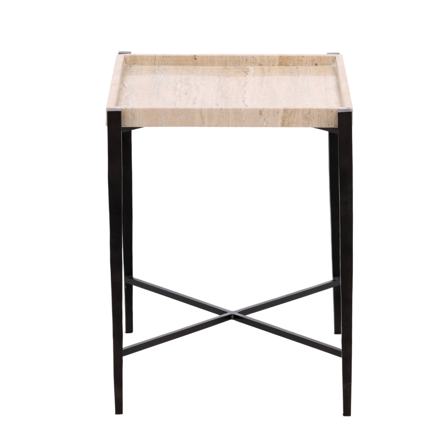 OB-40026 Travertine and Iron Side Table Side & End Tables Dovetail , Black Friday Sale Dovetail Furniture Sale, Old Bones Co, Mid Century Furniture Sale, Four Hands Furniture, Black Friday Sale OB-40026 Travertine and Iron Side Table,Gus Sale, Perigold OB-40026 Travertine and Iron Side Table Side & End Tables Black Friday Sale , Perigold Sale OB-40026 Travertine and Iron Side Table,OB-40026 Travertine and Iron Side Table Lulu and Georgia, Burke Decor Sale OB-40026 Travertine and Iron Side Table, www.oldbone