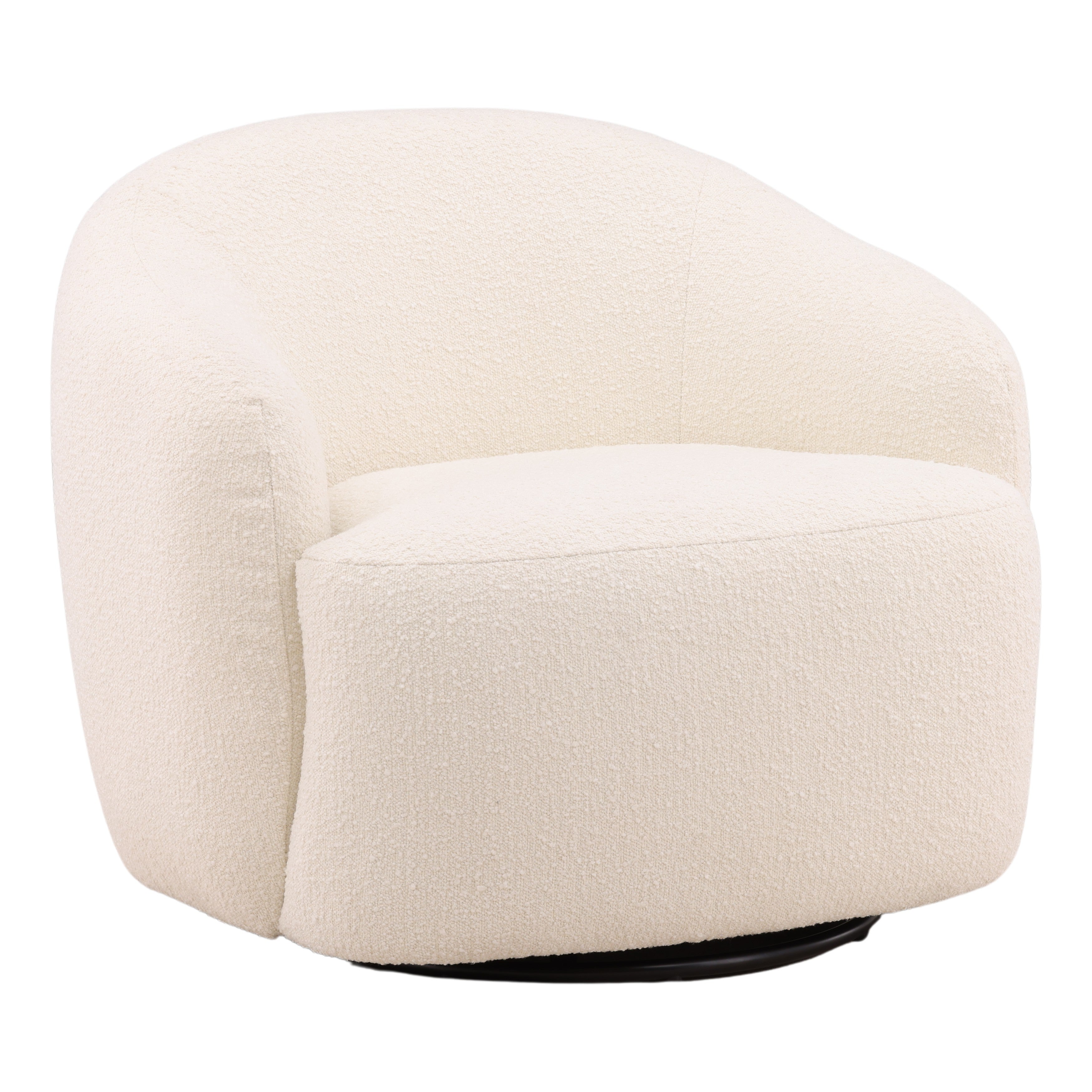 Vivienne Swivel Chair - Cream