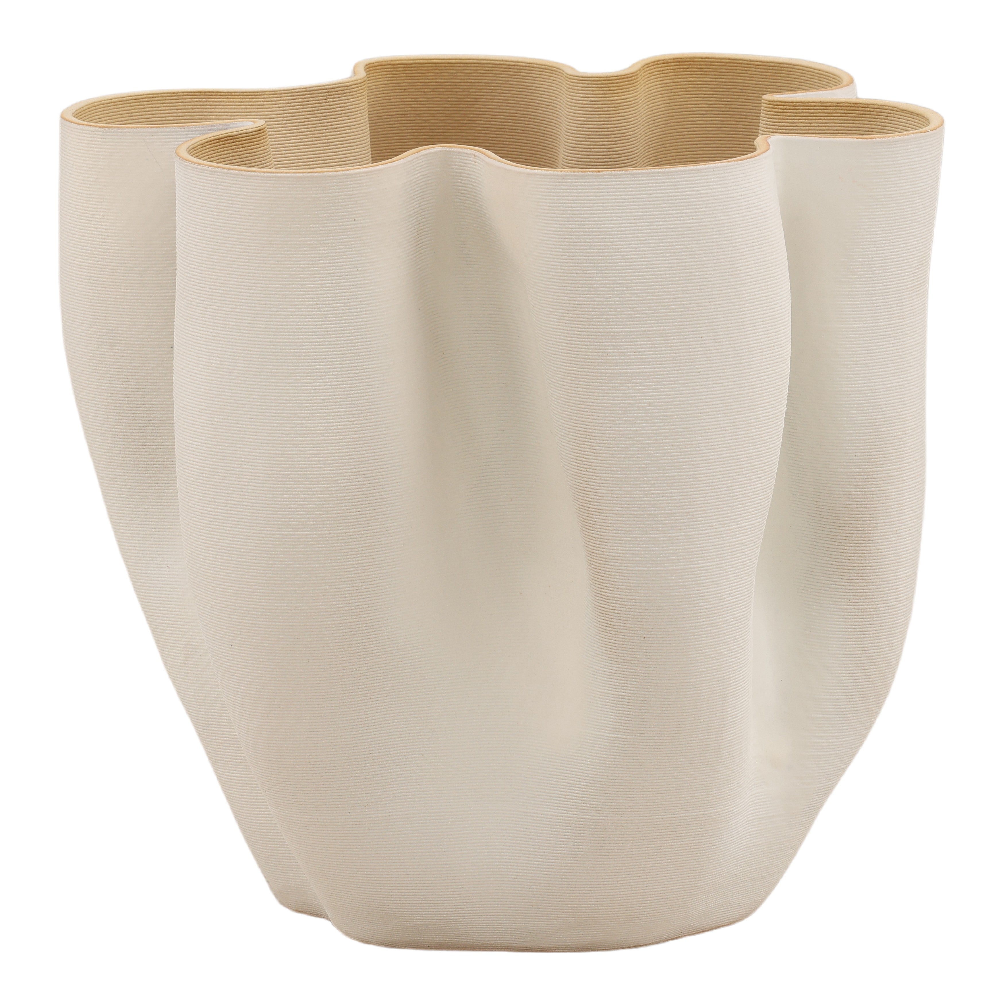 OB-59006 3D Printed Porcelain Vase Vases Dovetail , Black Friday Sale Dovetail Furniture Sale, Old Bones Co, Mid Century Furniture Sale, Four Hands Furniture, Black Friday Sale OB-59006 3D Printed Porcelain Vase,Gus Sale, Perigold OB-59006 3D Printed Porcelain Vase Vases Black Friday Sale , Perigold Sale OB-59006 3D Printed Porcelain Vase,OB-59006 3D Printed Porcelain Vase Lulu and Georgia, Burke Decor Sale OB-59006 3D Printed Porcelain Vase, www.oldbonesco.com