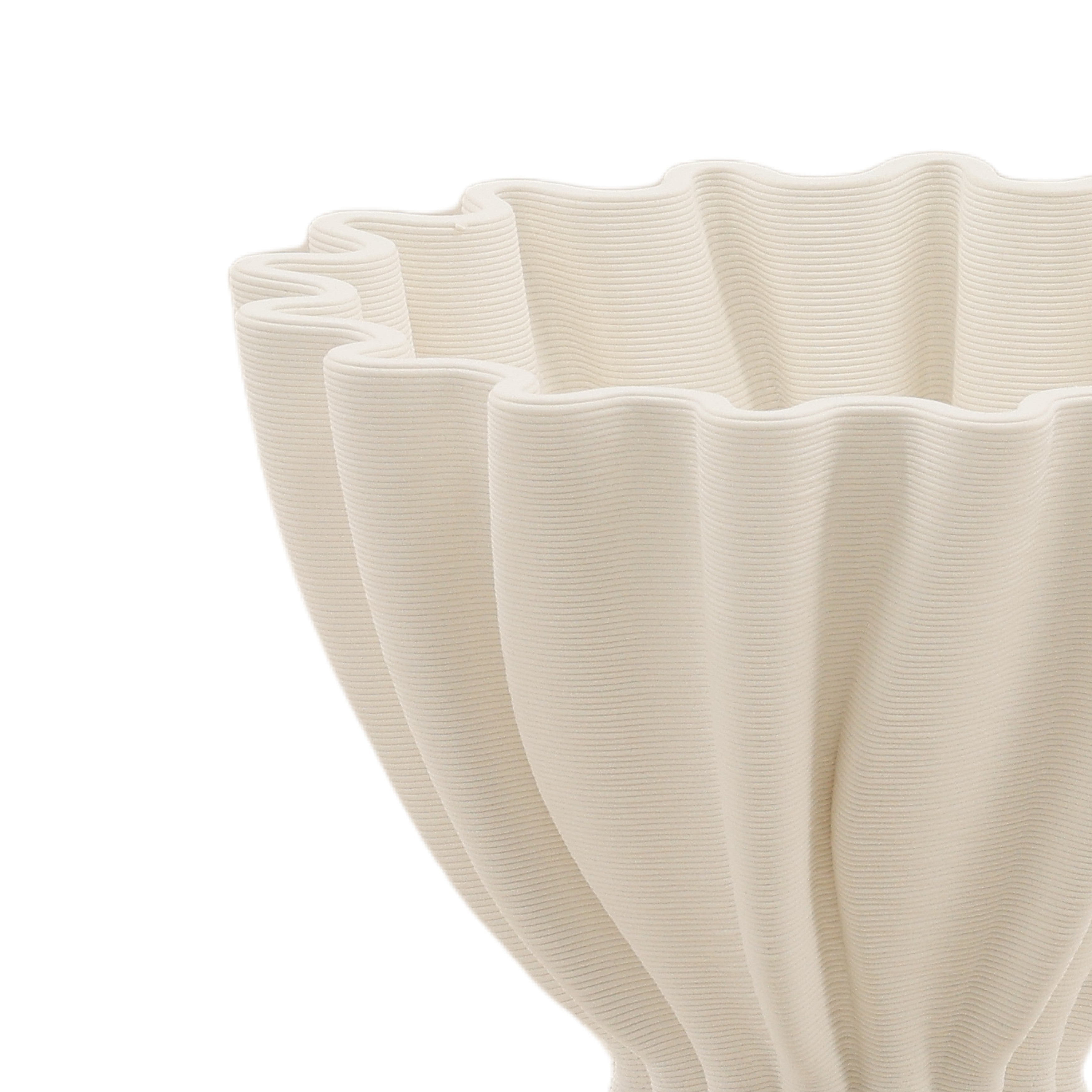 OB-59007 3D Printed Porcelain Vase Vases Dovetail , Black Friday Sale Dovetail Furniture Sale, Old Bones Co, Mid Century Furniture Sale, Four Hands Furniture, Black Friday Sale OB-59007 3D Printed Porcelain Vase,Gus Sale, Perigold OB-59007 3D Printed Porcelain Vase Vases Black Friday Sale , Perigold Sale OB-59007 3D Printed Porcelain Vase,OB-59007 3D Printed Porcelain Vase Lulu and Georgia, Burke Decor Sale OB-59007 3D Printed Porcelain Vase, www.oldbonesco.com
