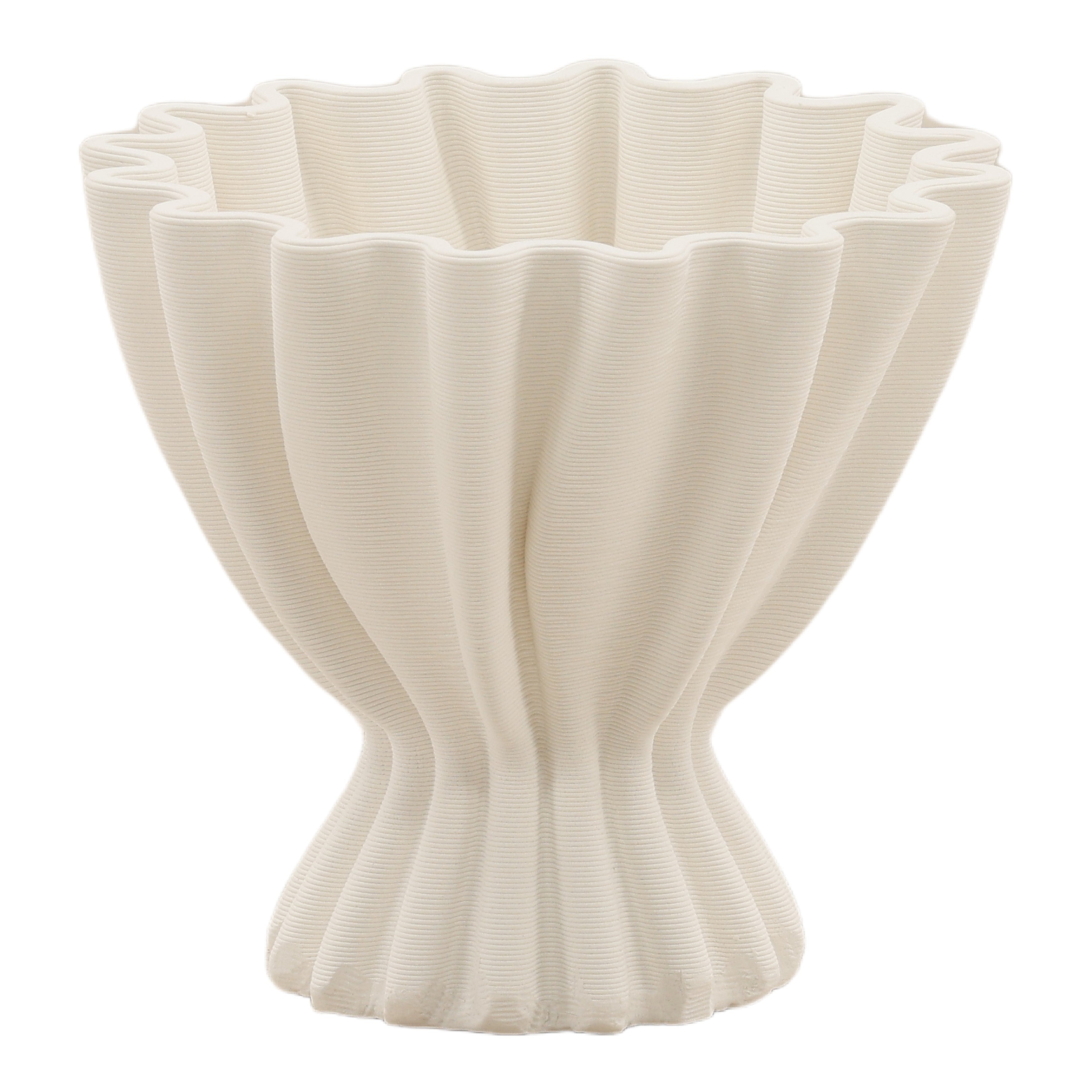 OB-59007 3D Printed Porcelain Vase Vases Dovetail , Black Friday Sale Dovetail Furniture Sale, Old Bones Co, Mid Century Furniture Sale, Four Hands Furniture, Black Friday Sale OB-59007 3D Printed Porcelain Vase,Gus Sale, Perigold OB-59007 3D Printed Porcelain Vase Vases Black Friday Sale , Perigold Sale OB-59007 3D Printed Porcelain Vase,OB-59007 3D Printed Porcelain Vase Lulu and Georgia, Burke Decor Sale OB-59007 3D Printed Porcelain Vase, www.oldbonesco.com