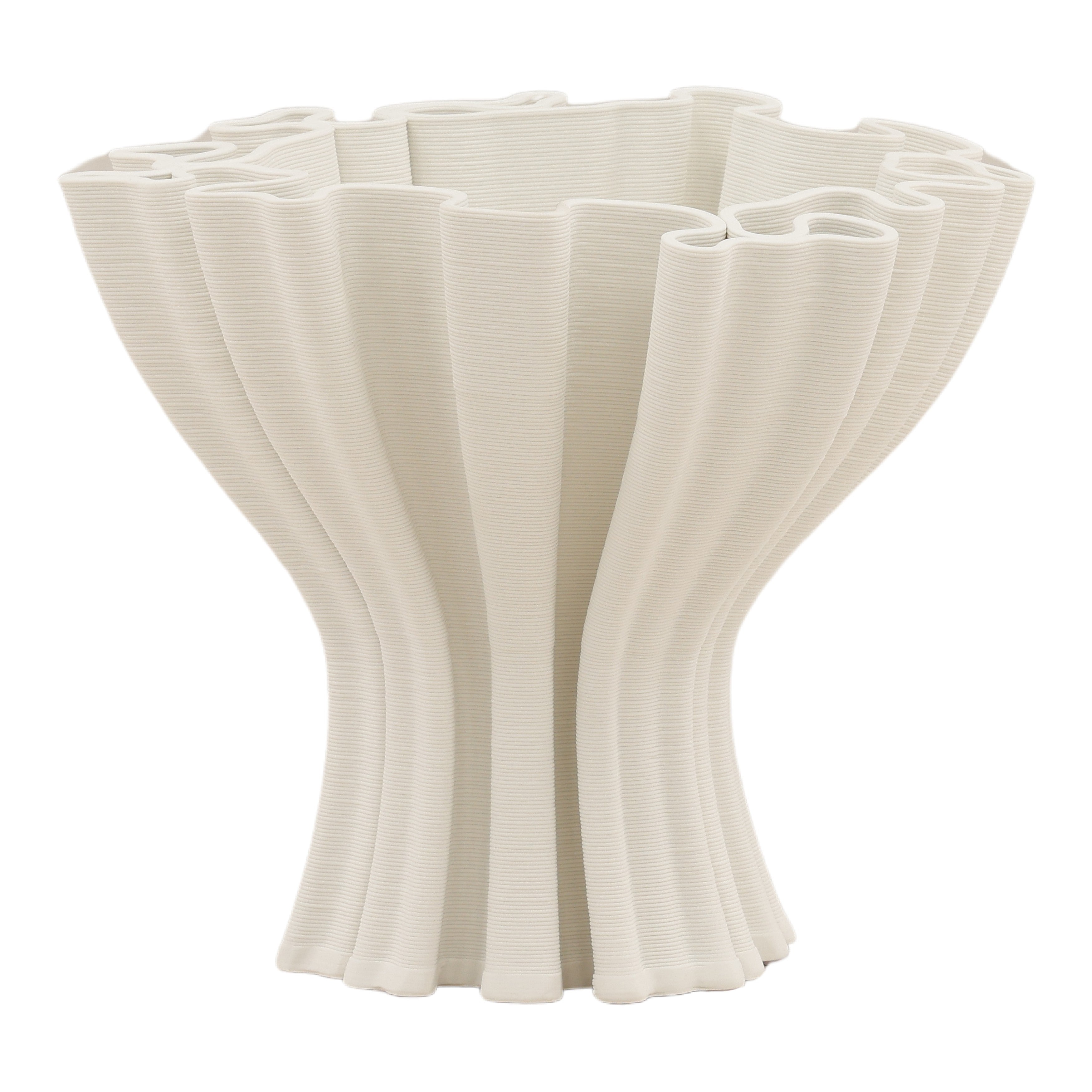 OB-59009 3D Printed Porcelain Vase Vases Dovetail , Black Friday Sale Dovetail Furniture Sale, Old Bones Co, Mid Century Furniture Sale, Four Hands Furniture, Black Friday Sale OB-59009 3D Printed Porcelain Vase,Gus Sale, Perigold OB-59009 3D Printed Porcelain Vase Vases Black Friday Sale , Perigold Sale OB-59009 3D Printed Porcelain Vase,OB-59009 3D Printed Porcelain Vase Lulu and Georgia, Burke Decor Sale OB-59009 3D Printed Porcelain Vase, www.oldbonesco.com