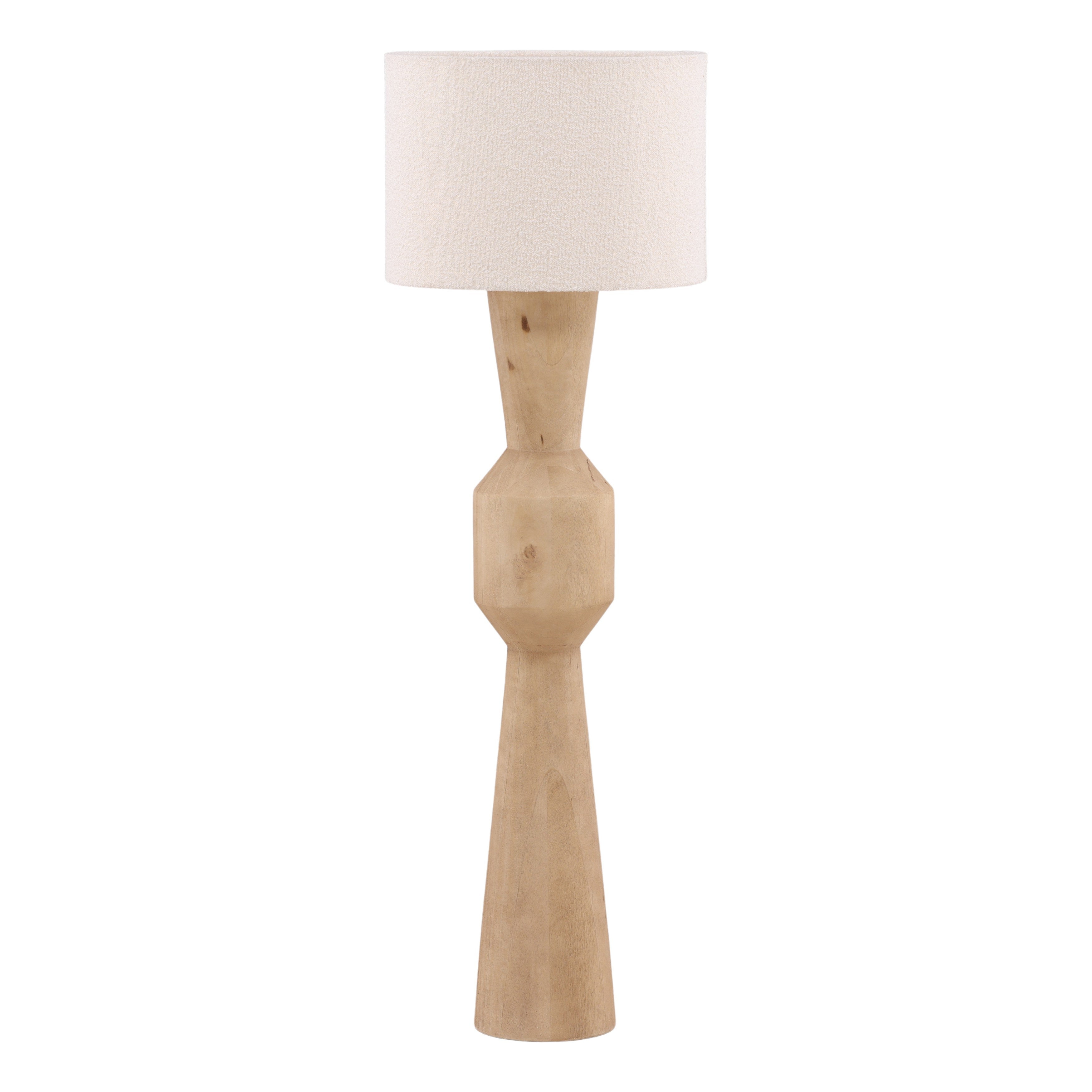 Mariska Floor Lamp - Natural Brown