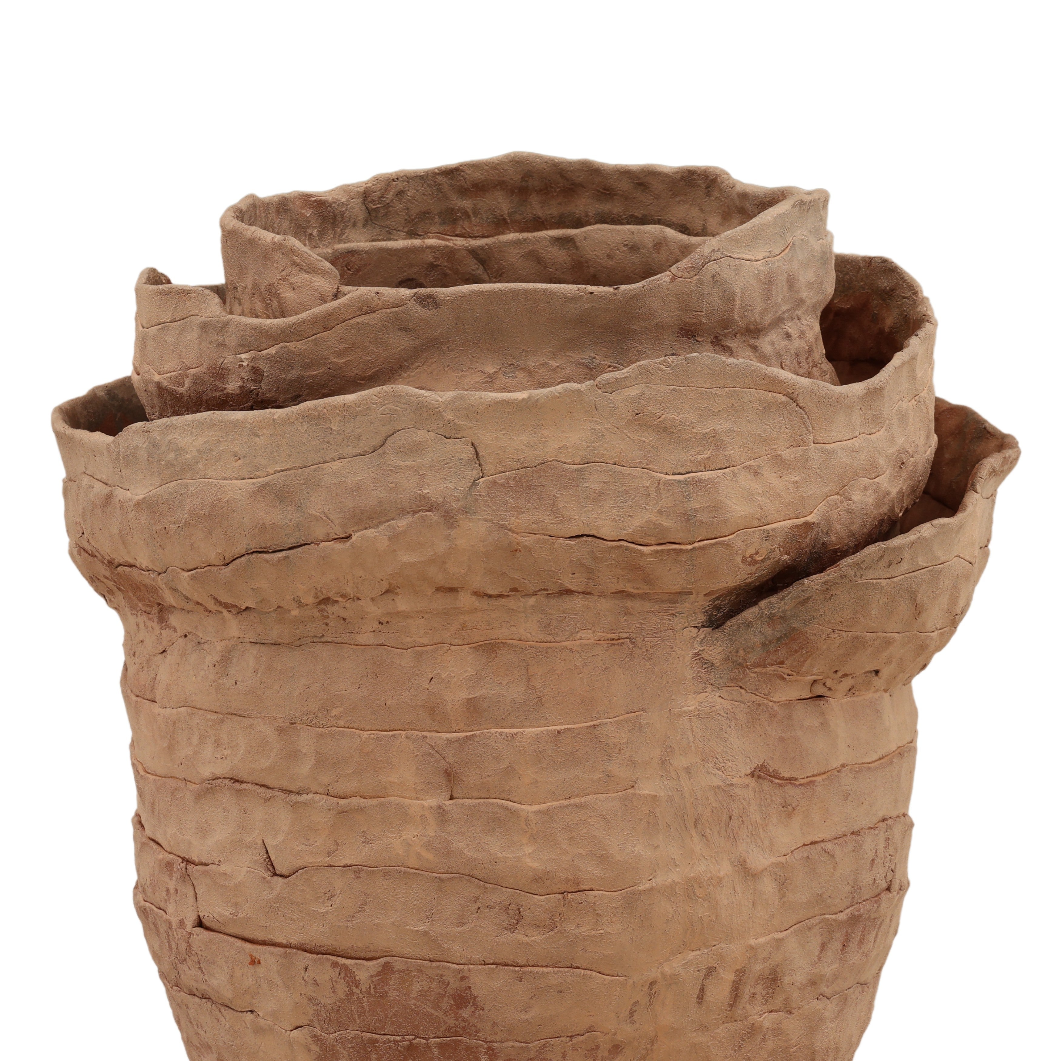 Shiro Vase Terracotta