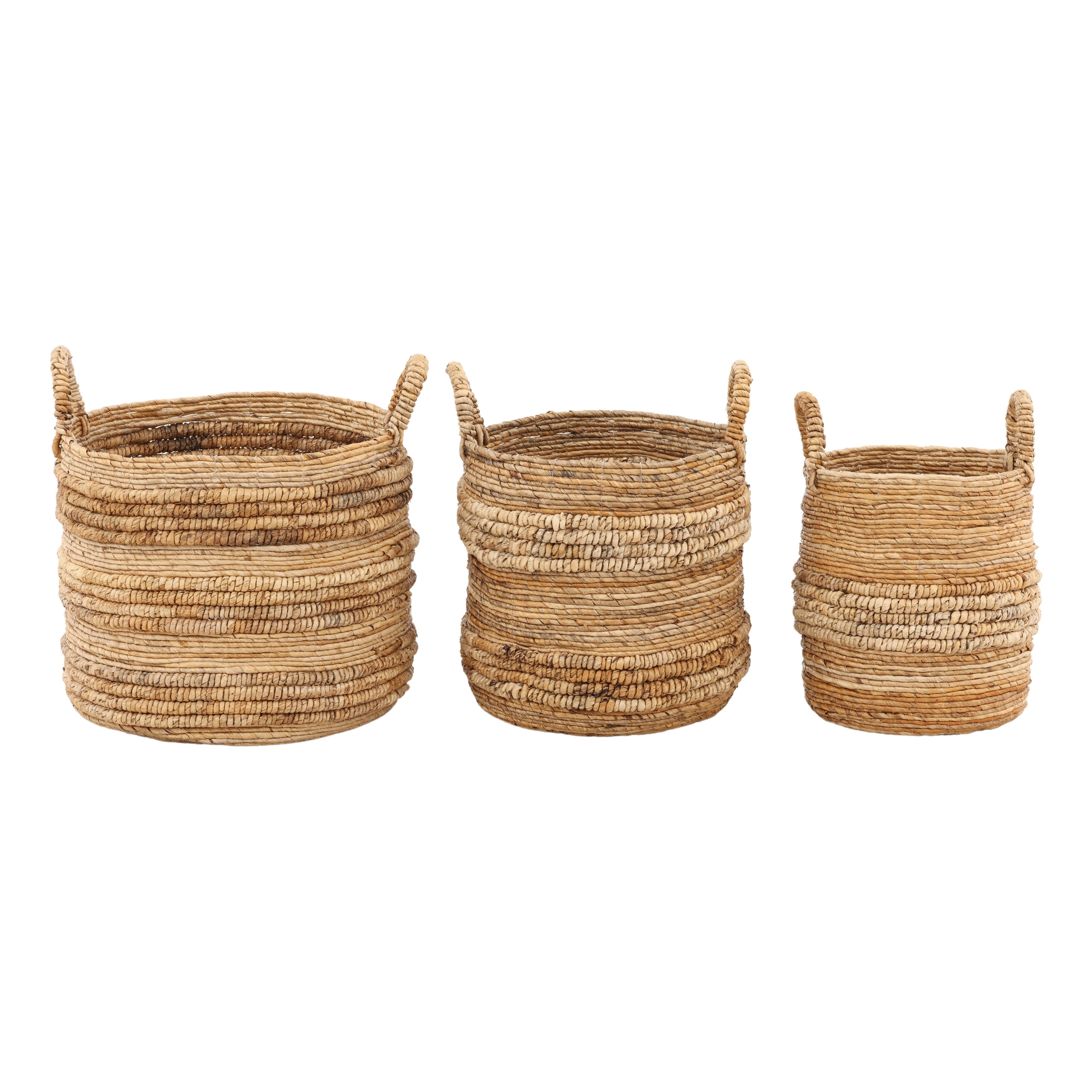 OB-71029 Woven Banana Leaf Basket - Set of 3 Baskets Dovetail , Black Friday Sale Dovetail Furniture Sale, Old Bones Co, Mid Century Furniture Sale, Four Hands Furniture, Black Friday Sale OB-71029 Woven Banana Leaf Basket - Set of 3,Gus Sale, Perigold OB-71029 Woven Banana Leaf Basket - Set of 3 Baskets Black Friday Sale , Perigold Sale OB-71029 Woven Banana Leaf Basket - Set of 3,OB-71029 Woven Banana Leaf Basket - Set of 3 Lulu and Georgia, Burke Decor Sale OB-71029 Woven Banana Leaf Basket - Set of 3, w
