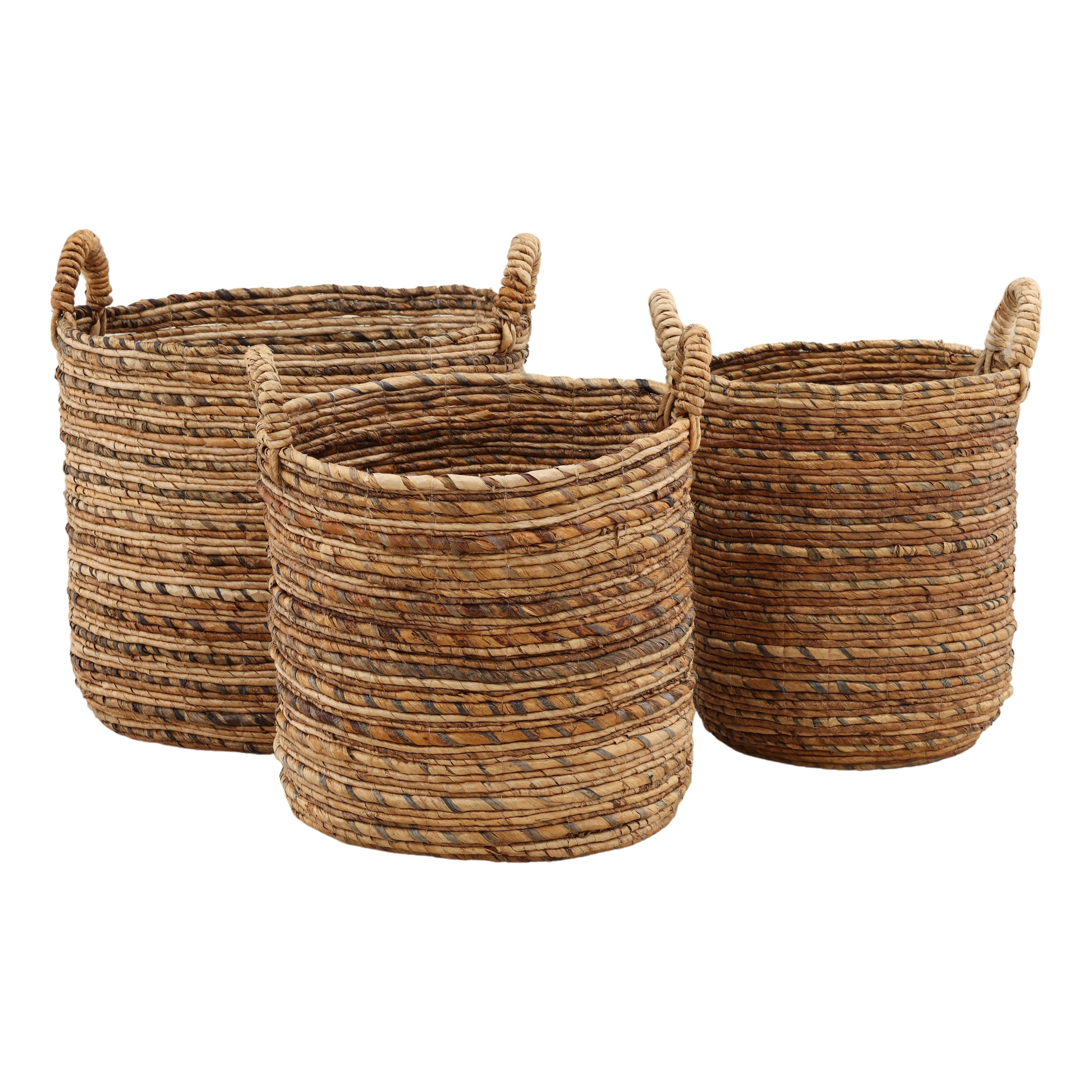 OB-71041 Woven Banana Leaf Basket - Set of 3 Baskets Dovetail , Black Friday Sale Dovetail Furniture Sale, Old Bones Co, Mid Century Furniture Sale, Four Hands Furniture, Black Friday Sale OB-71041 Woven Banana Leaf Basket - Set of 3,Gus Sale, Perigold OB-71041 Woven Banana Leaf Basket - Set of 3 Baskets Black Friday Sale , Perigold Sale OB-71041 Woven Banana Leaf Basket - Set of 3,OB-71041 Woven Banana Leaf Basket - Set of 3 Lulu and Georgia, Burke Decor Sale OB-71041 Woven Banana Leaf Basket - Set of 3, w