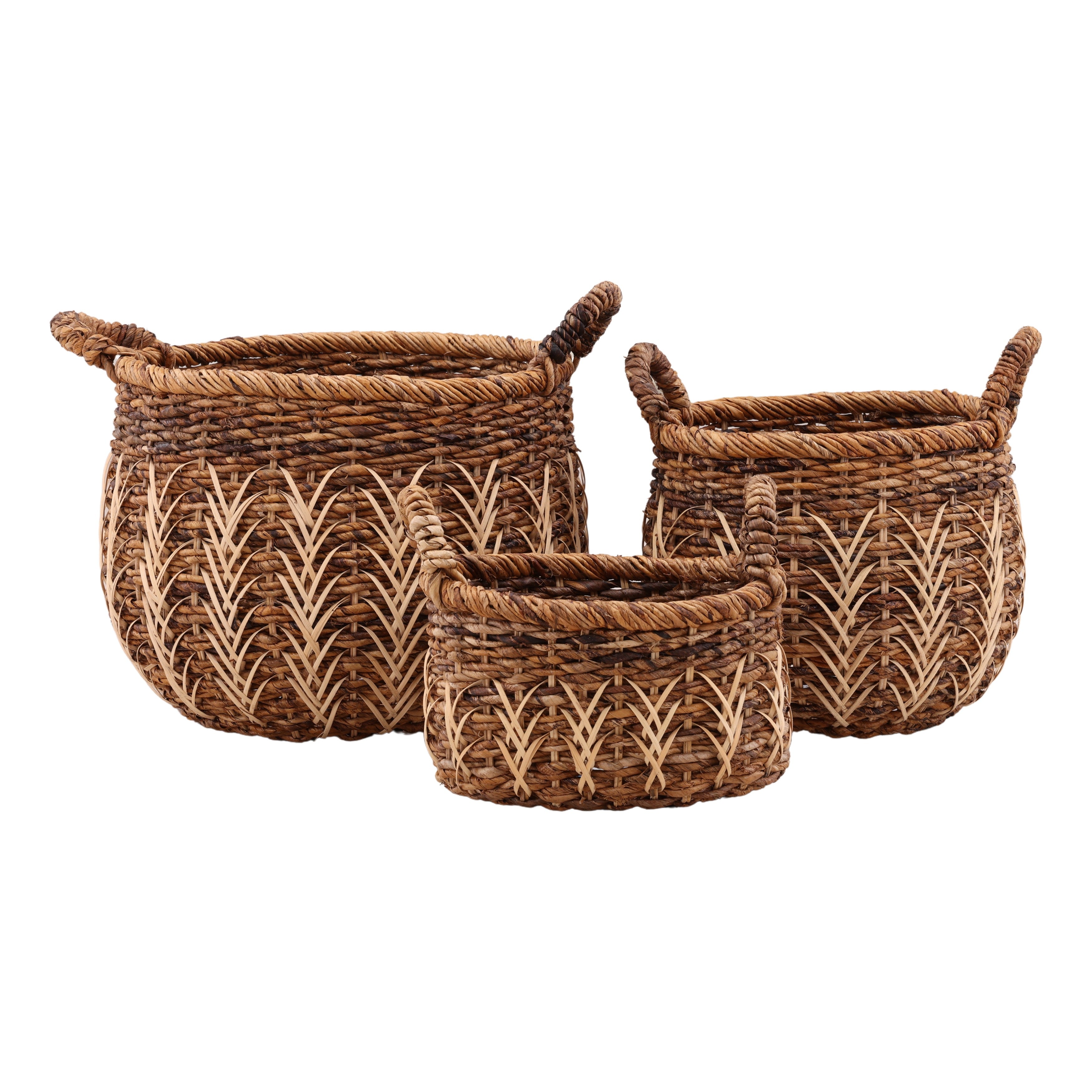 Brock Basket Natural - Set of 3