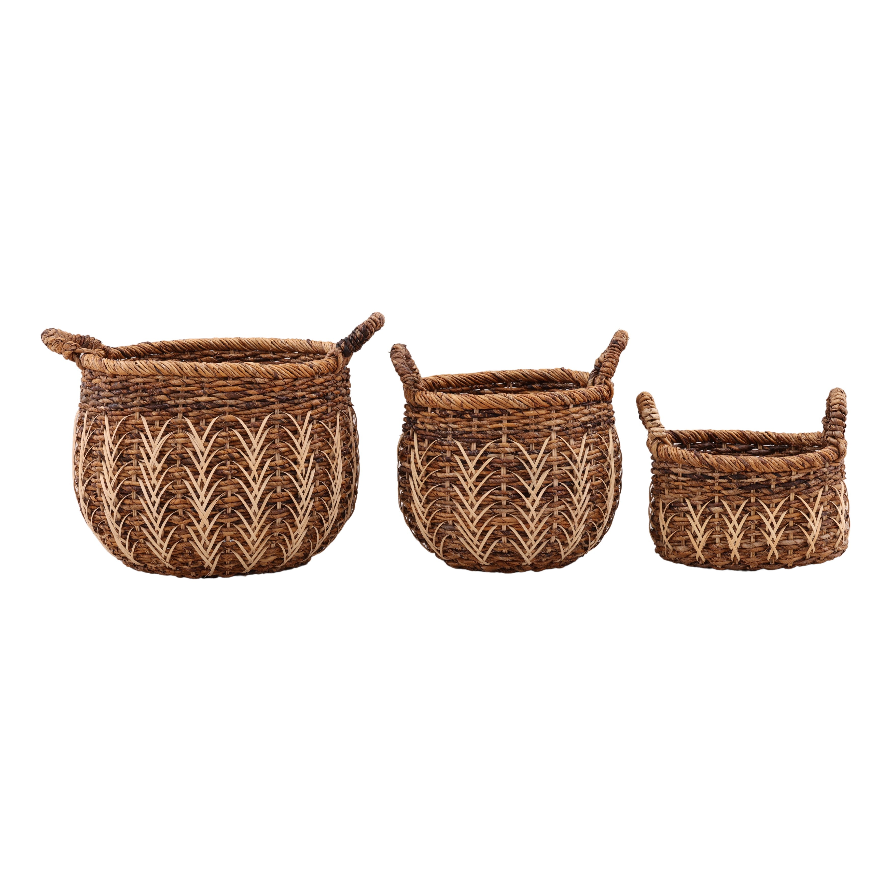 Brock Basket Natural - Set of 3