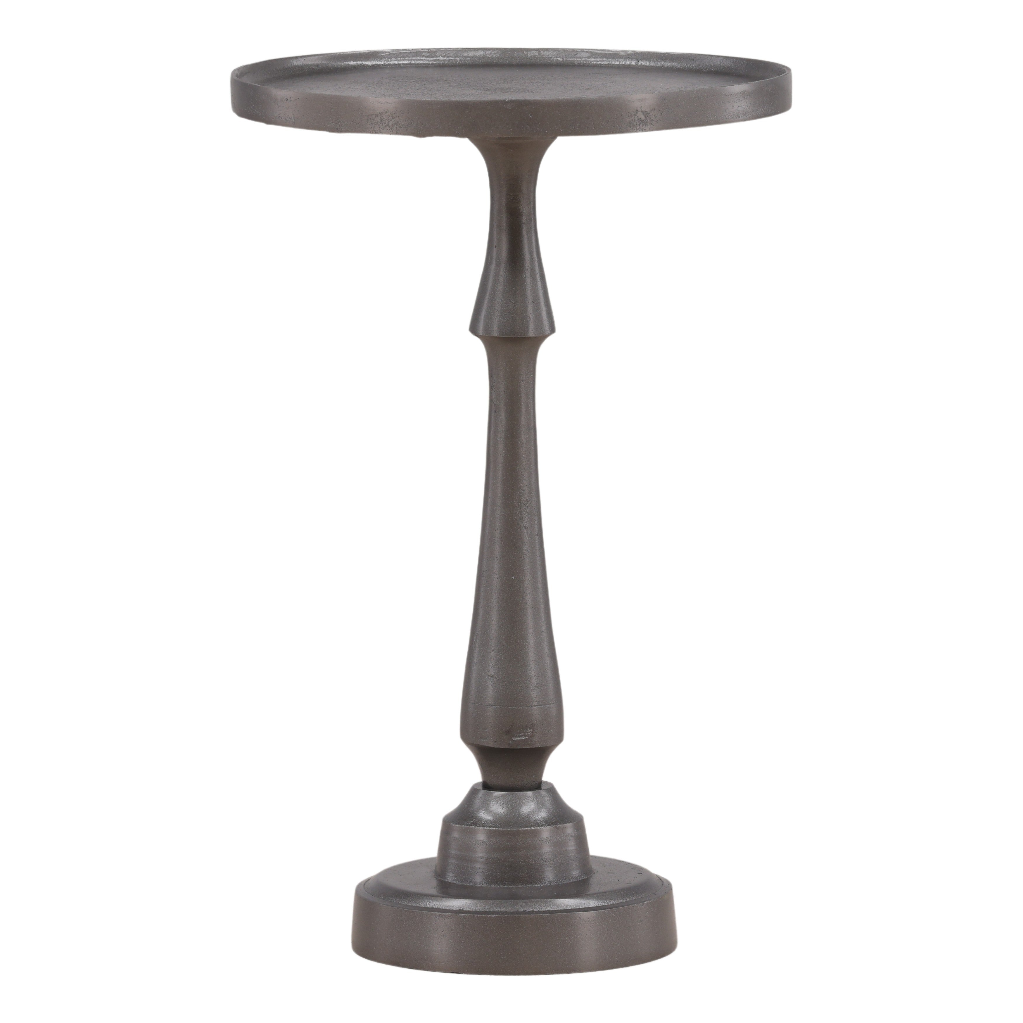 Lowri Small Side Table - Antique Nickel