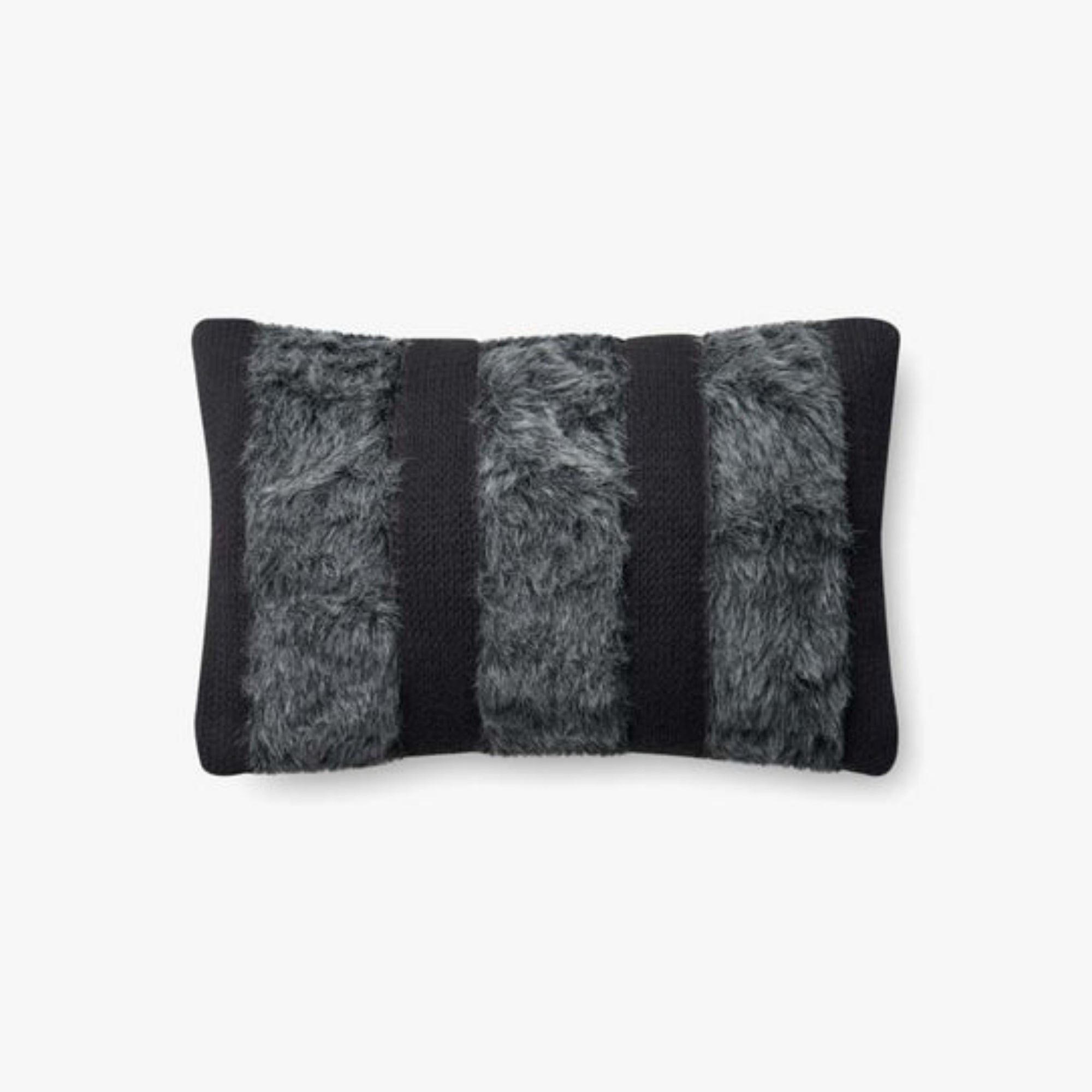 Loloi P0519 Grey Cover with Down Pillow