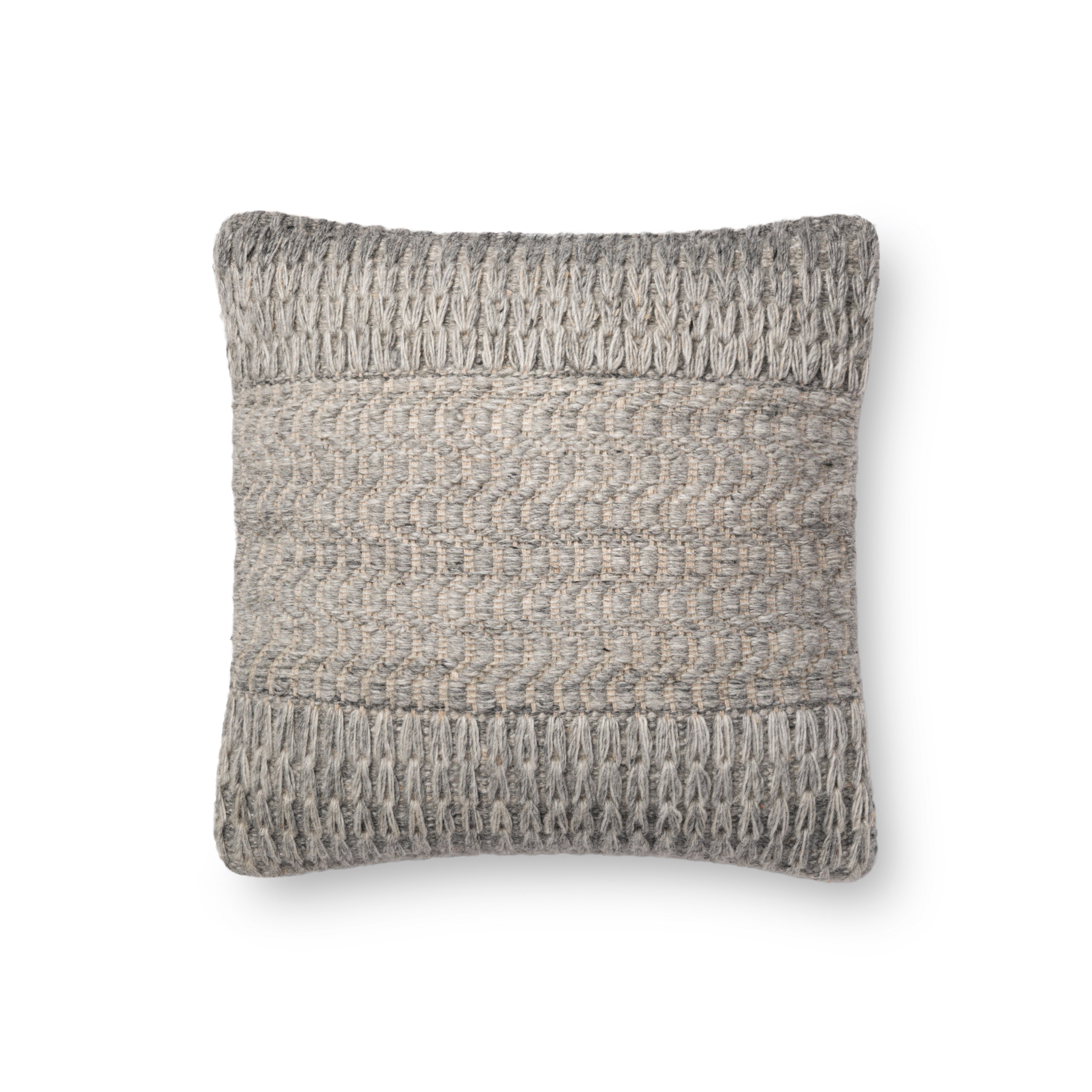 Loloi P0697 18" x 18" Cover with Down Pillow